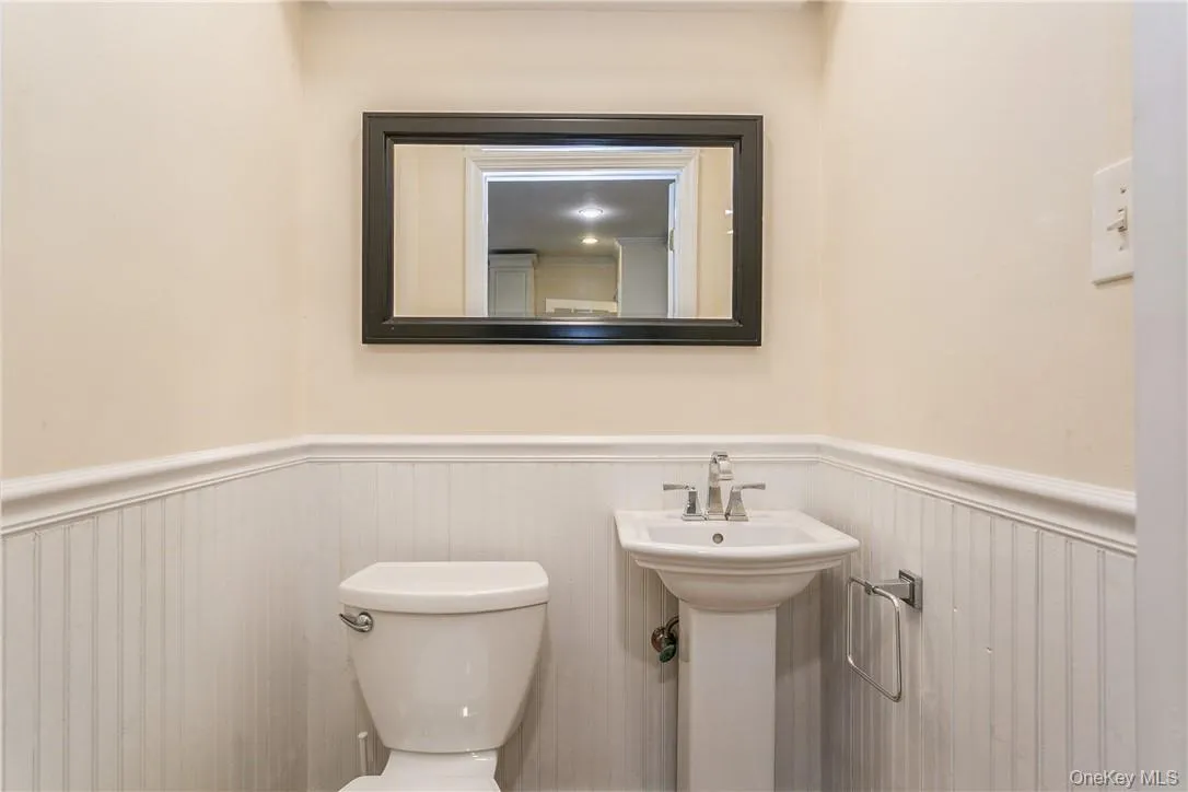 First floor powder room. First floor powder room.