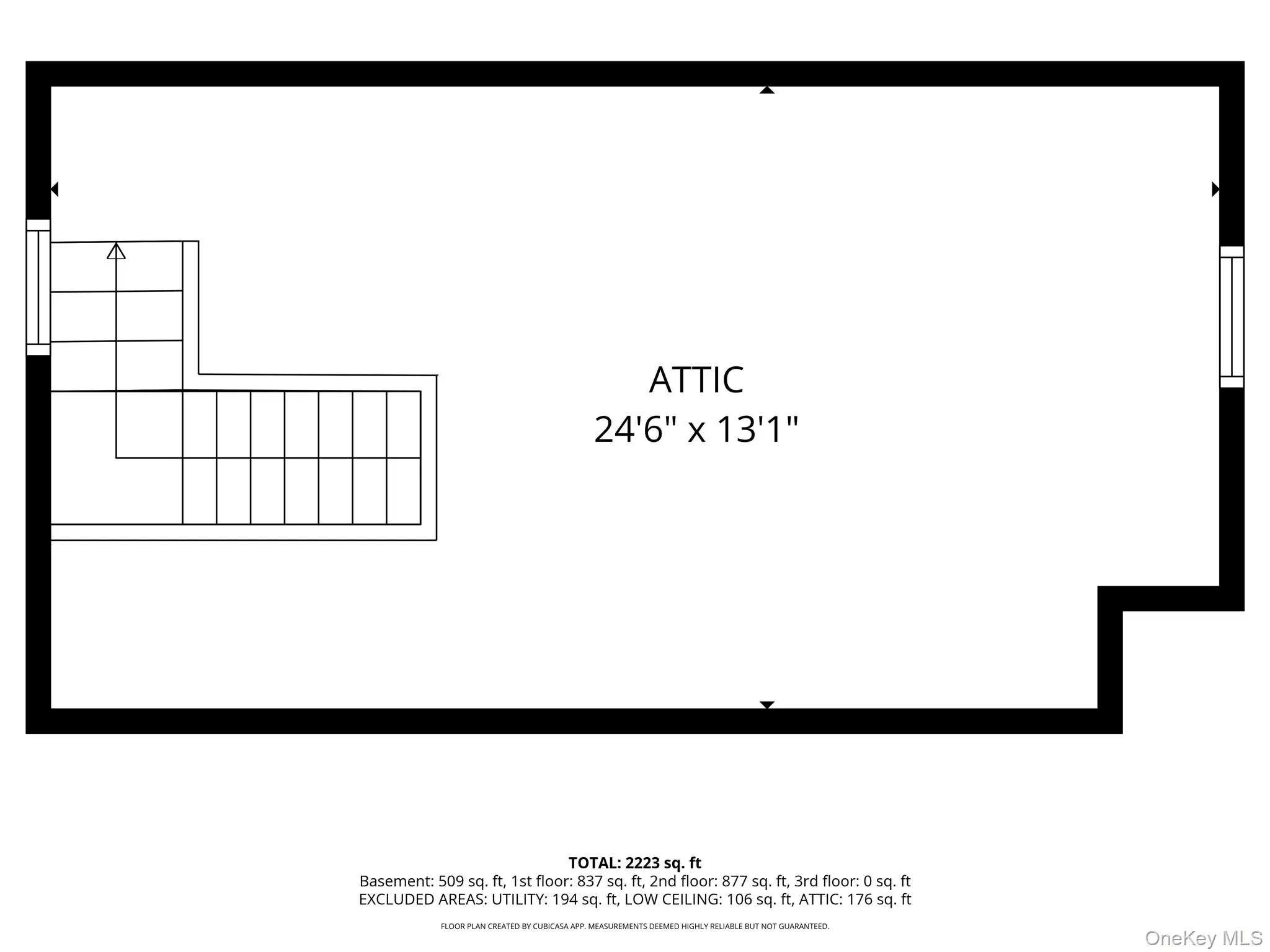 Finished attic floorplan Finished attic floorplan