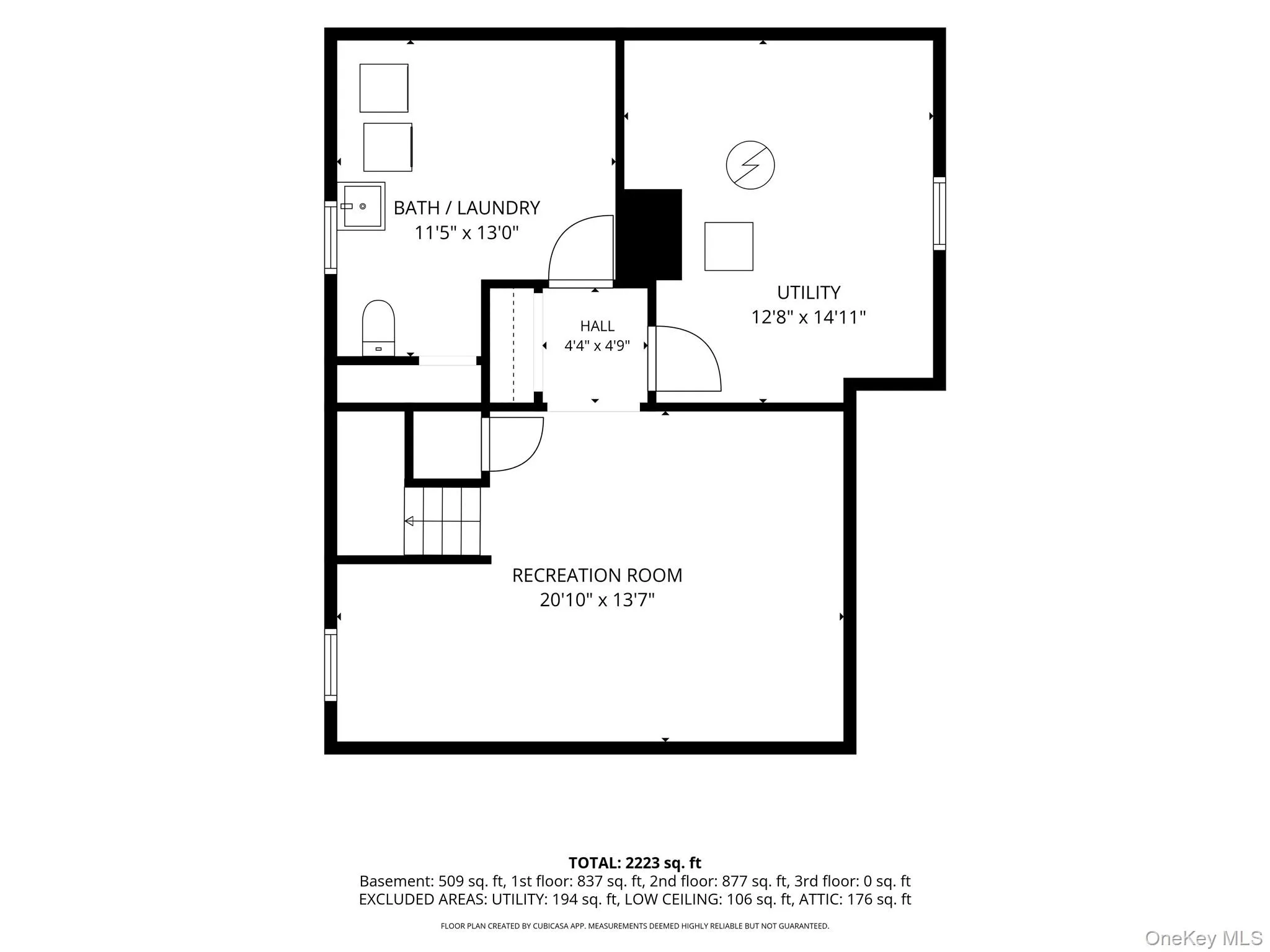 Lower level floorplan Lower level floorplan