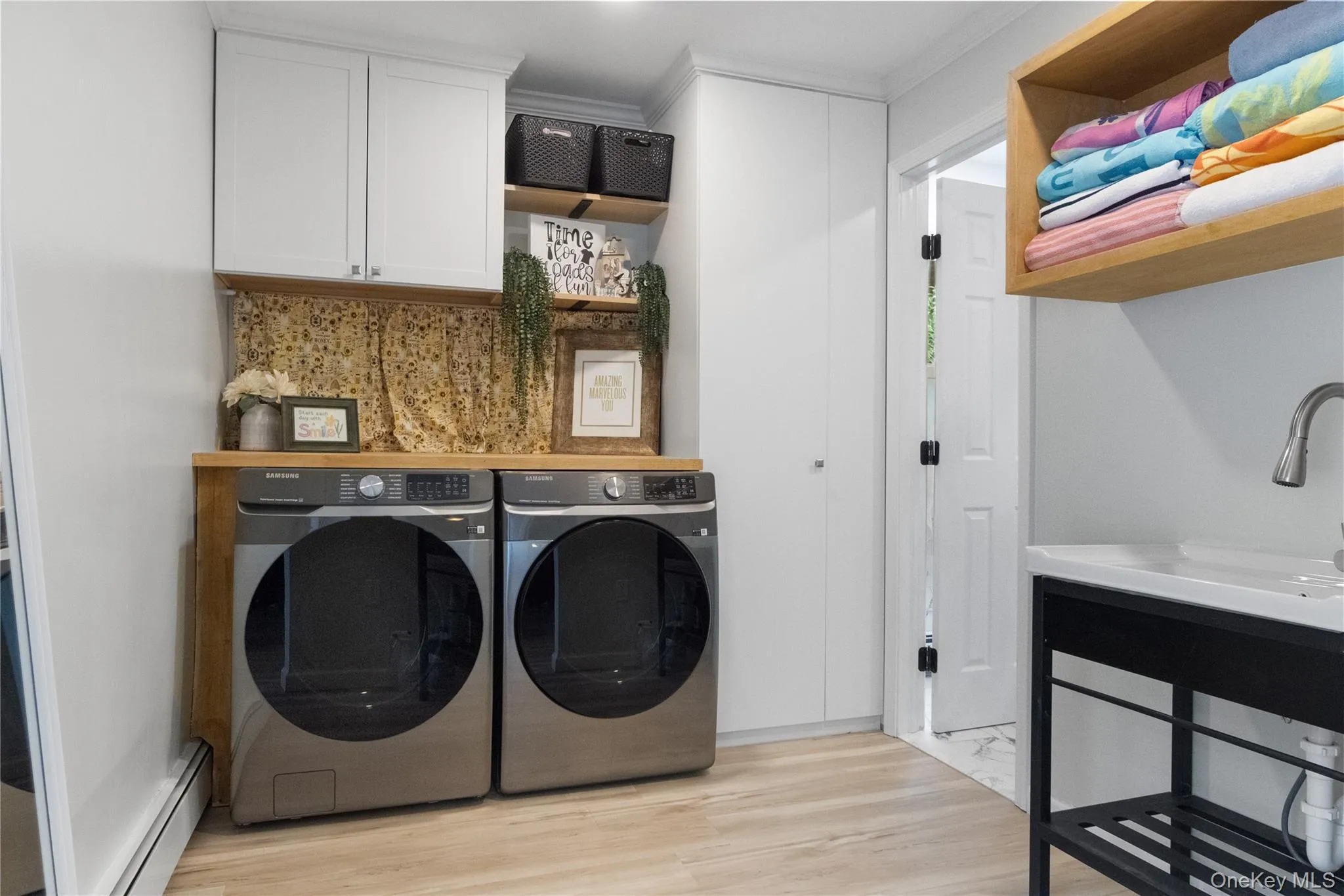 This laundry room is what Pinterest ideas are born from. This laundry room is what Pinterest ideas are born from.
