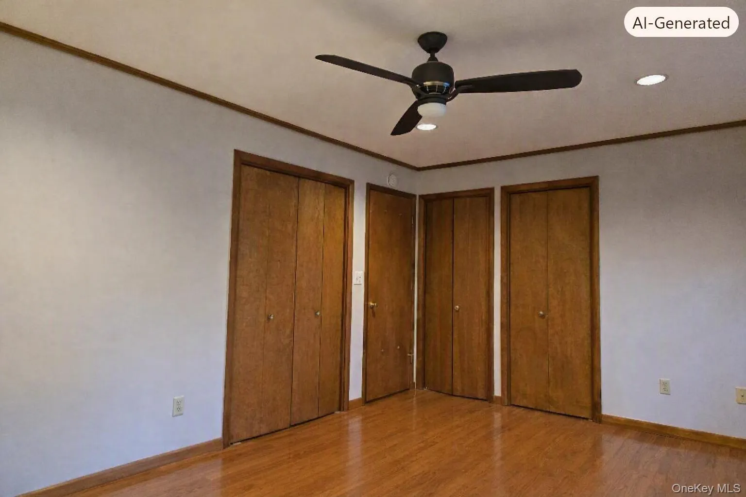 Another view of the very large Kids or Guest Bedroom, showing the two huge closets, ceiling fan, recessed lights and beautiful hardwood flooring! Another view of the very large Kids or Guest Bedroom, showing the two huge closets, ceiling fan, recessed lights and beautiful hardwood flooring!