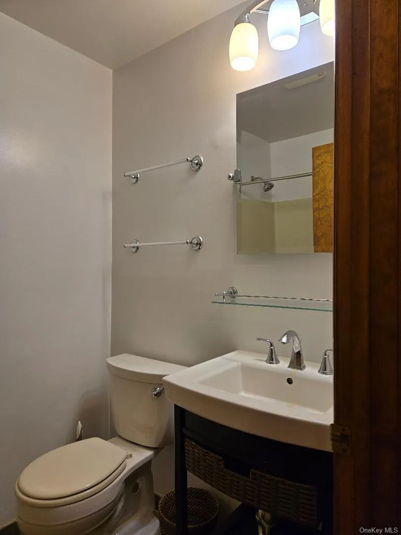 Large Hall Bath, featuring bathtub and beautiful floor tiles. Large Hall Bath, featuring bathtub and beautiful floor tiles.