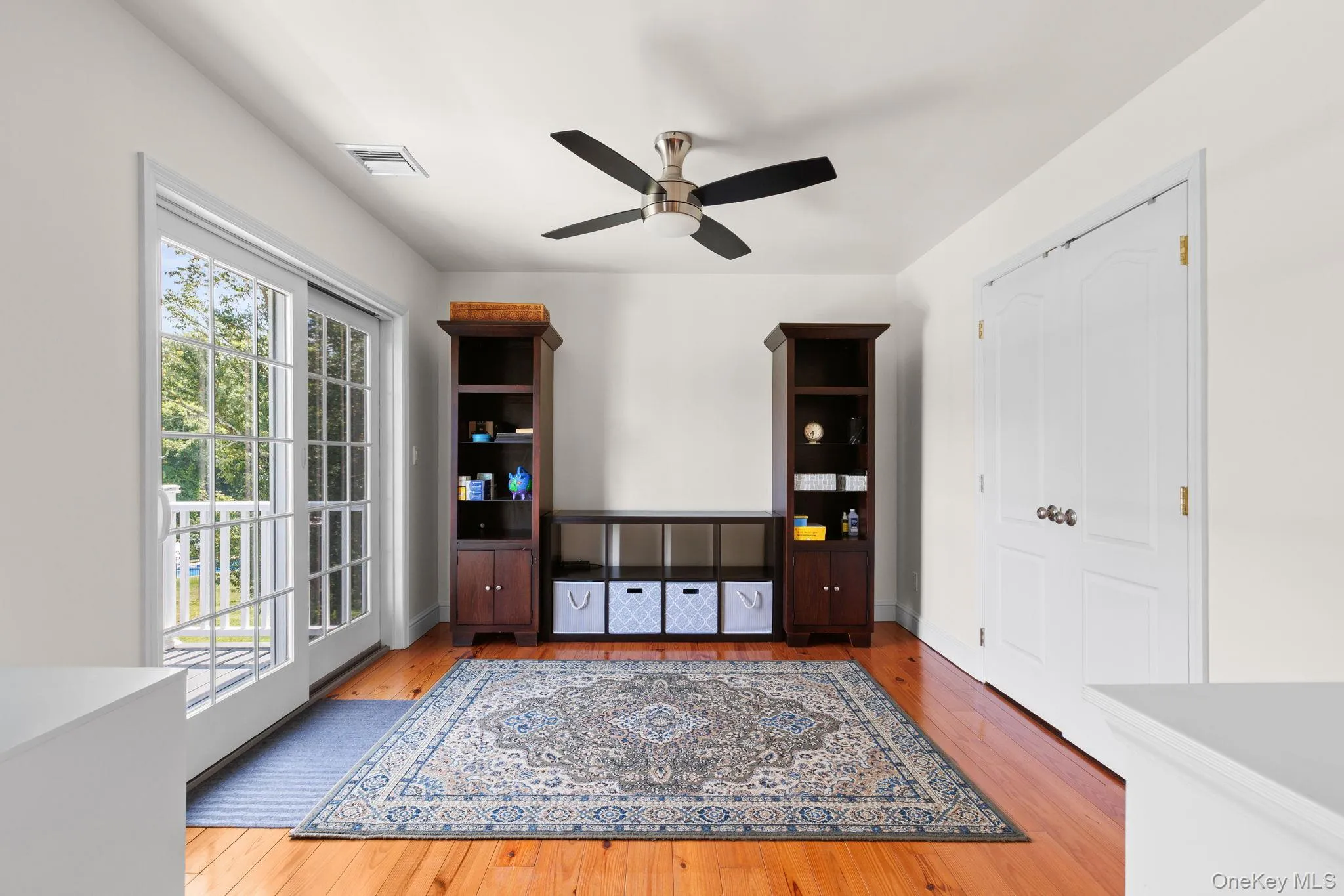 Primary bedroom offers a spacious sitting area and balcony. Primary bedroom offers a spacious sitting area and balcony.