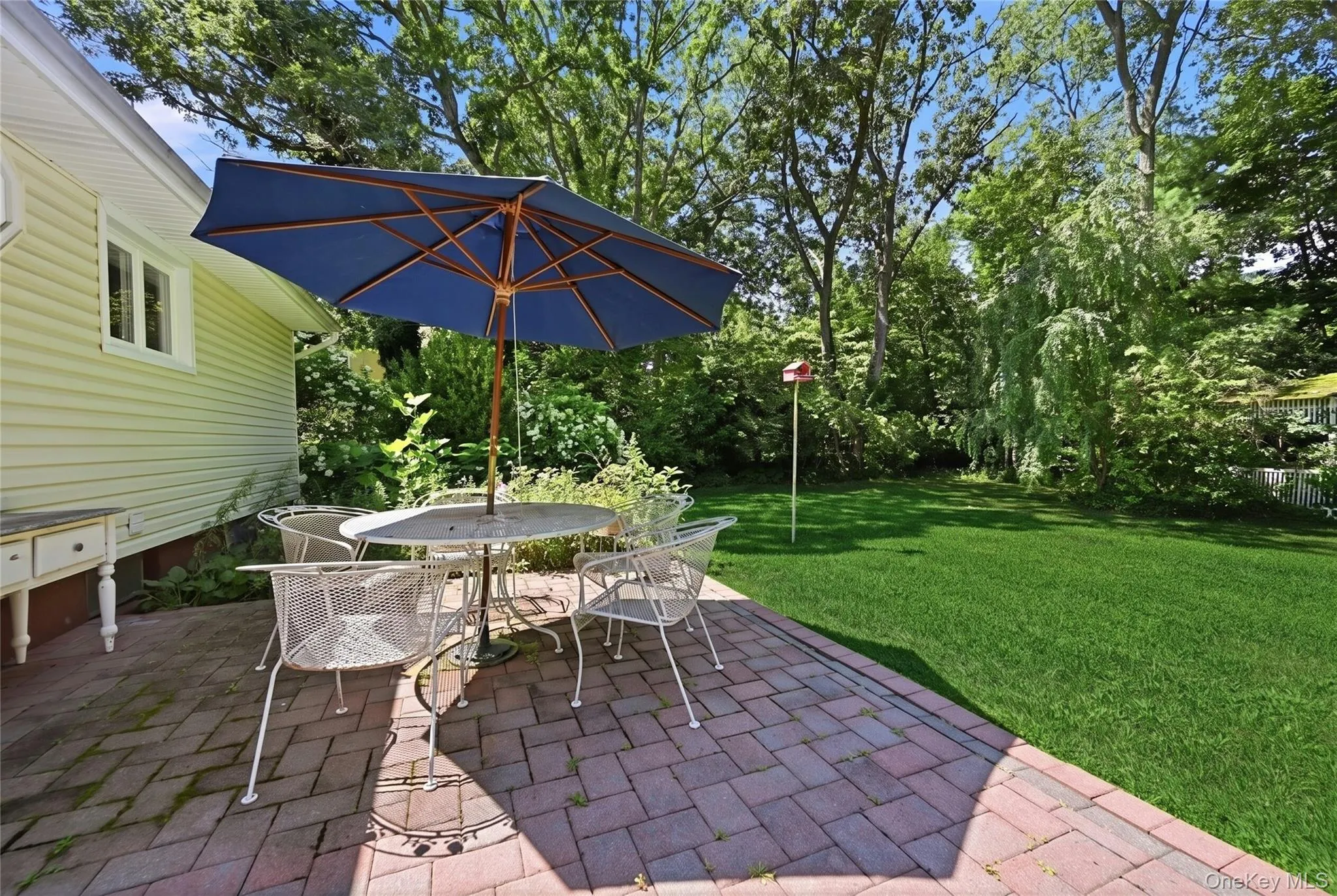 Large brick patio Large brick patio