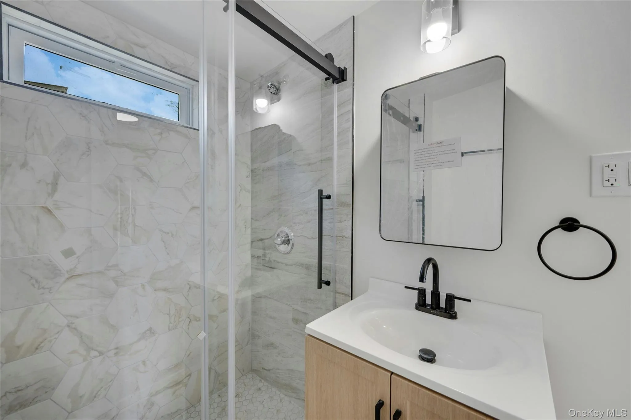 Completely renovated full bathroom with large shower Completely renovated full bathroom with large shower