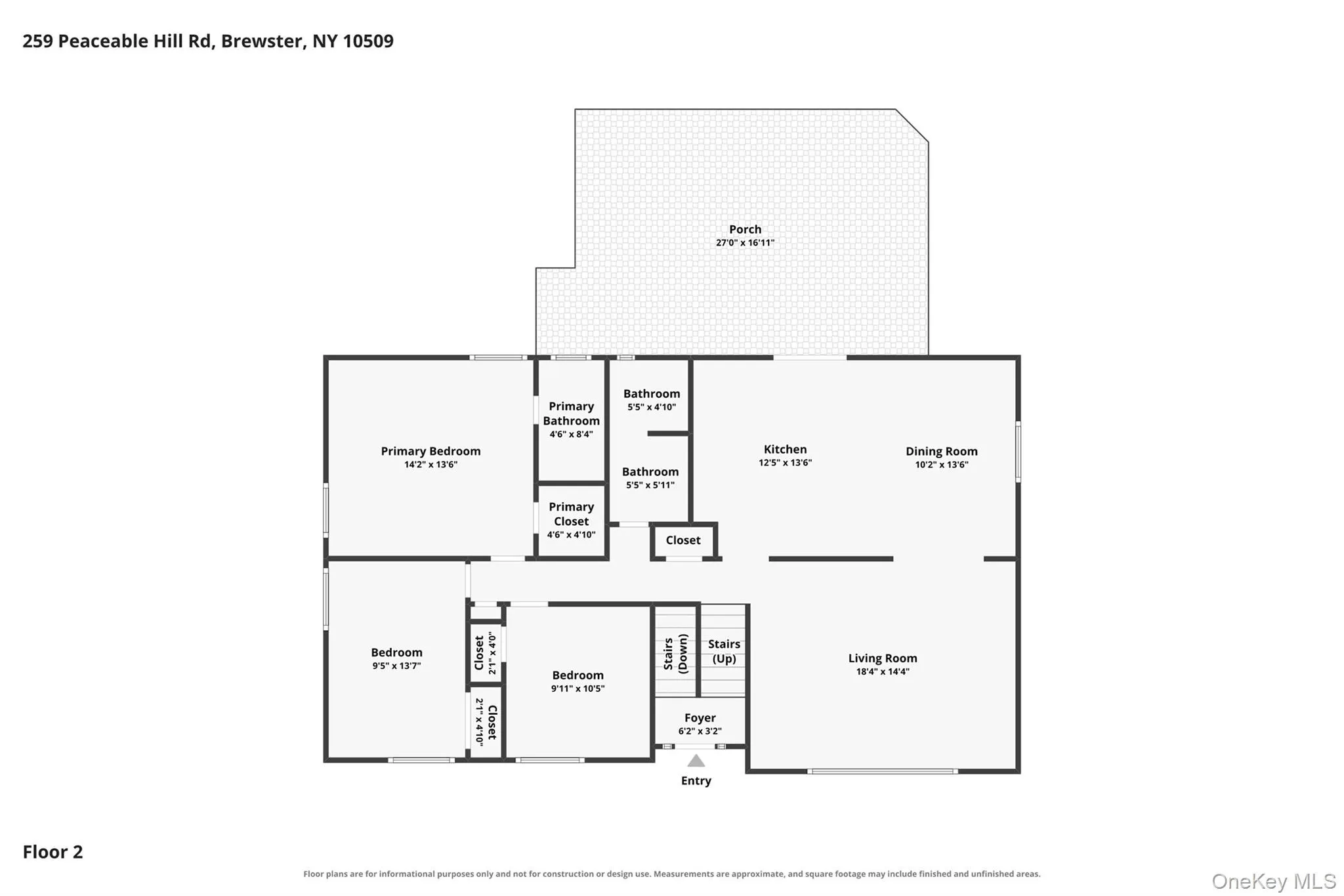 Main living level Main living level