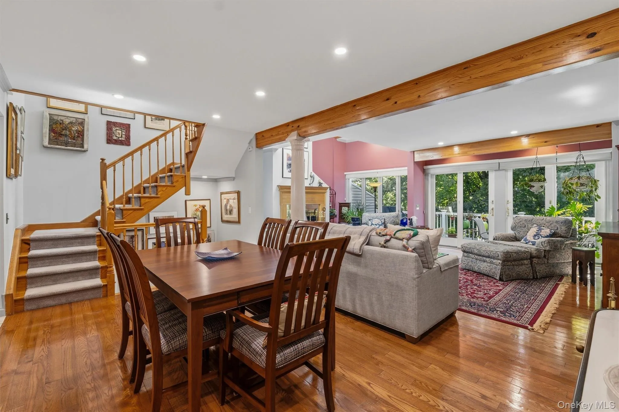 open floor plan from dining room to living room open floor plan from dining room to living room