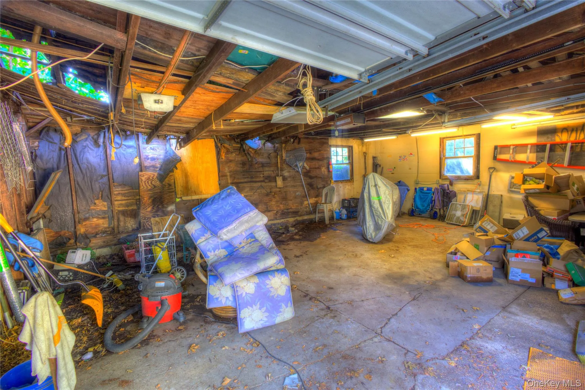 Garage interior 'as is' Garage interior 'as is'