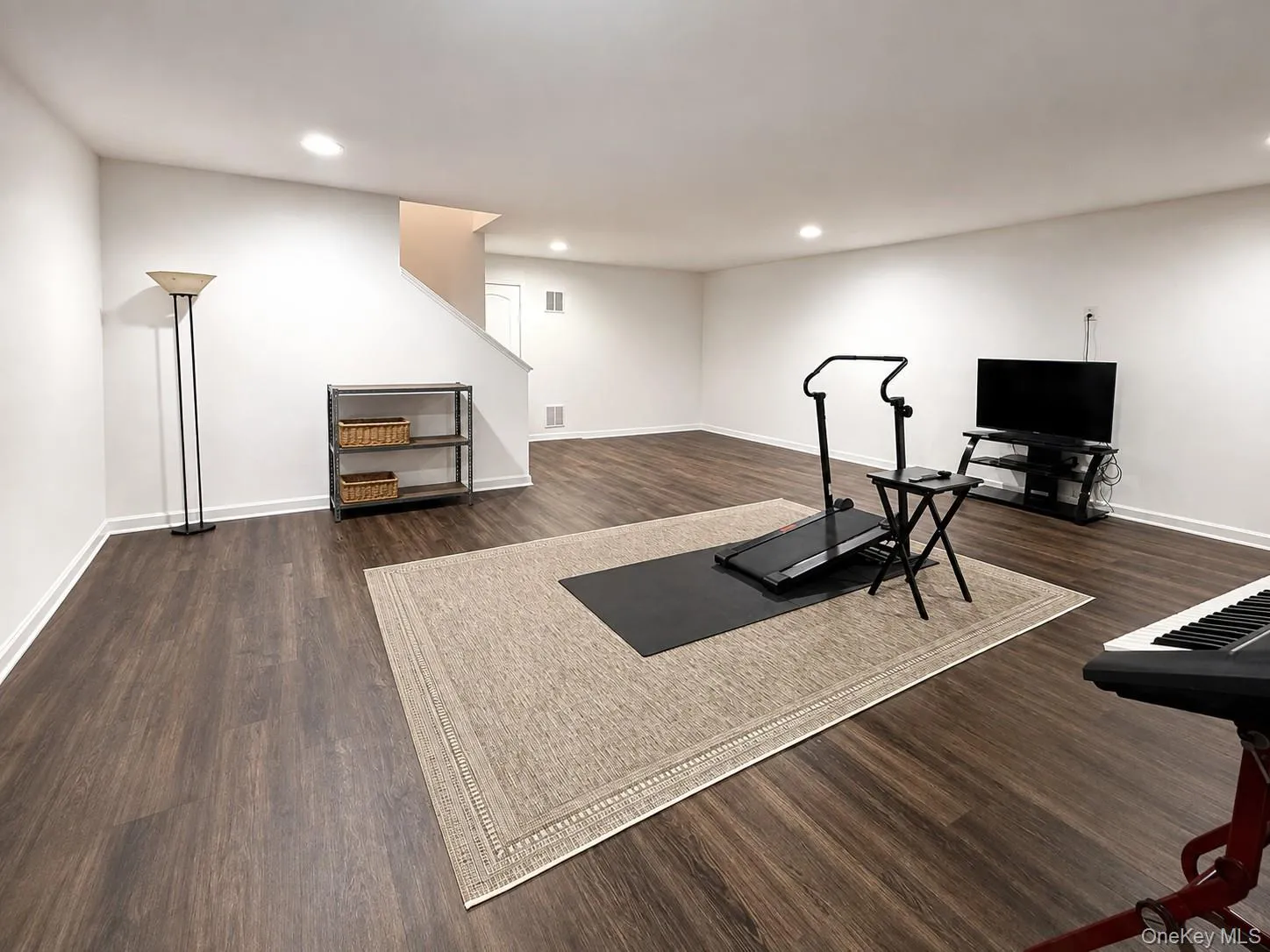 Lower Level can be used as a media room, exercise or extra space for entertaining Lower Level can be used as a media room, exercise or extra space for entertaining