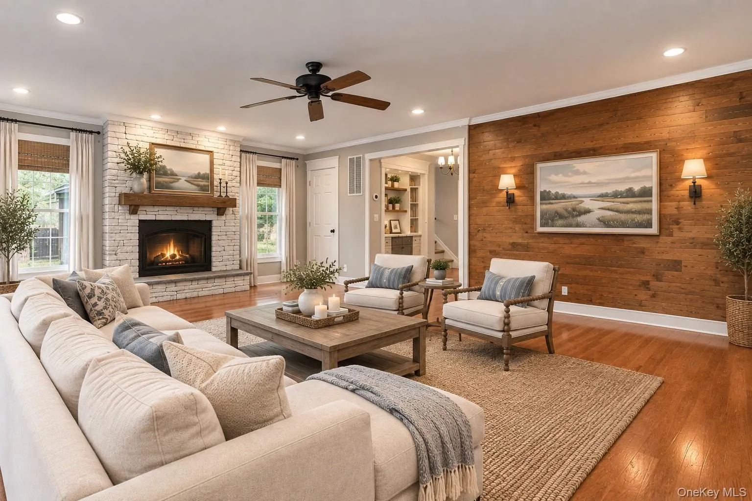 Virtually Staged Great Room Virtually Staged Great Room