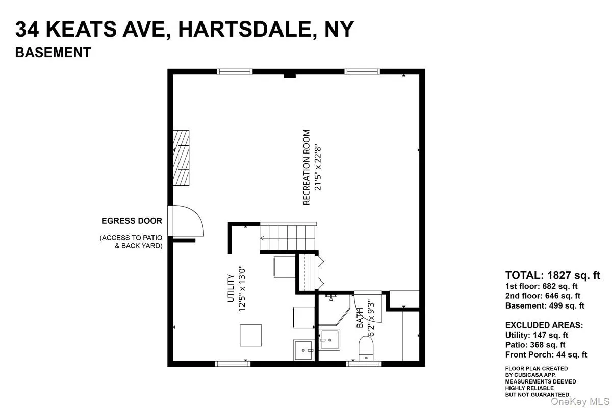 Floor plan: Basement Floor plan: Basement