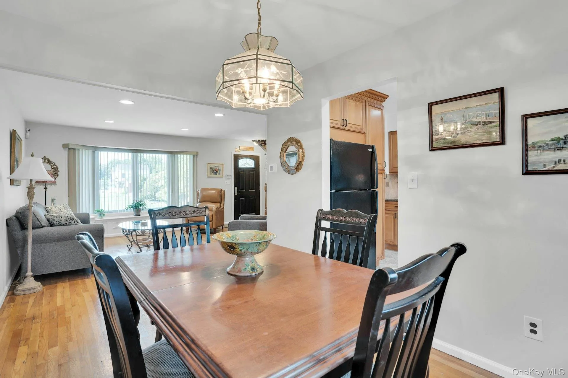 Open to the living room for east entertaining. Open to the living room for east entertaining.