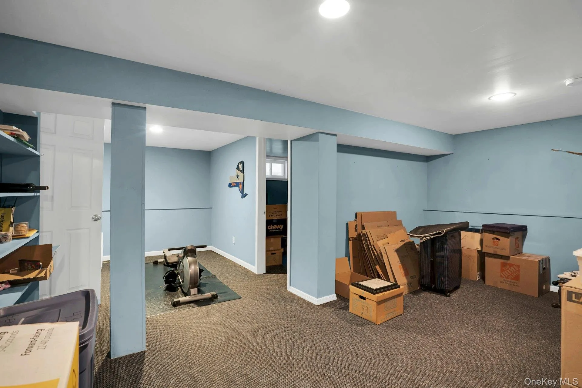 Finished basement with office space or craft toom. Finished basement with office space or craft toom.