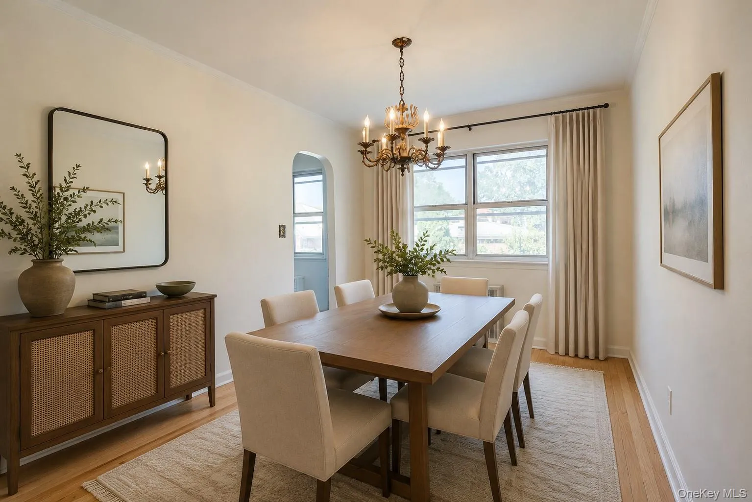 Virtually Staged Dining Room Virtually Staged Dining Room