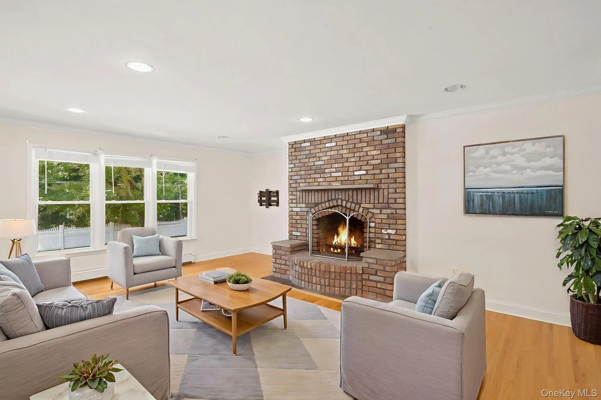 Family Room virtually staged Family Room virtually staged