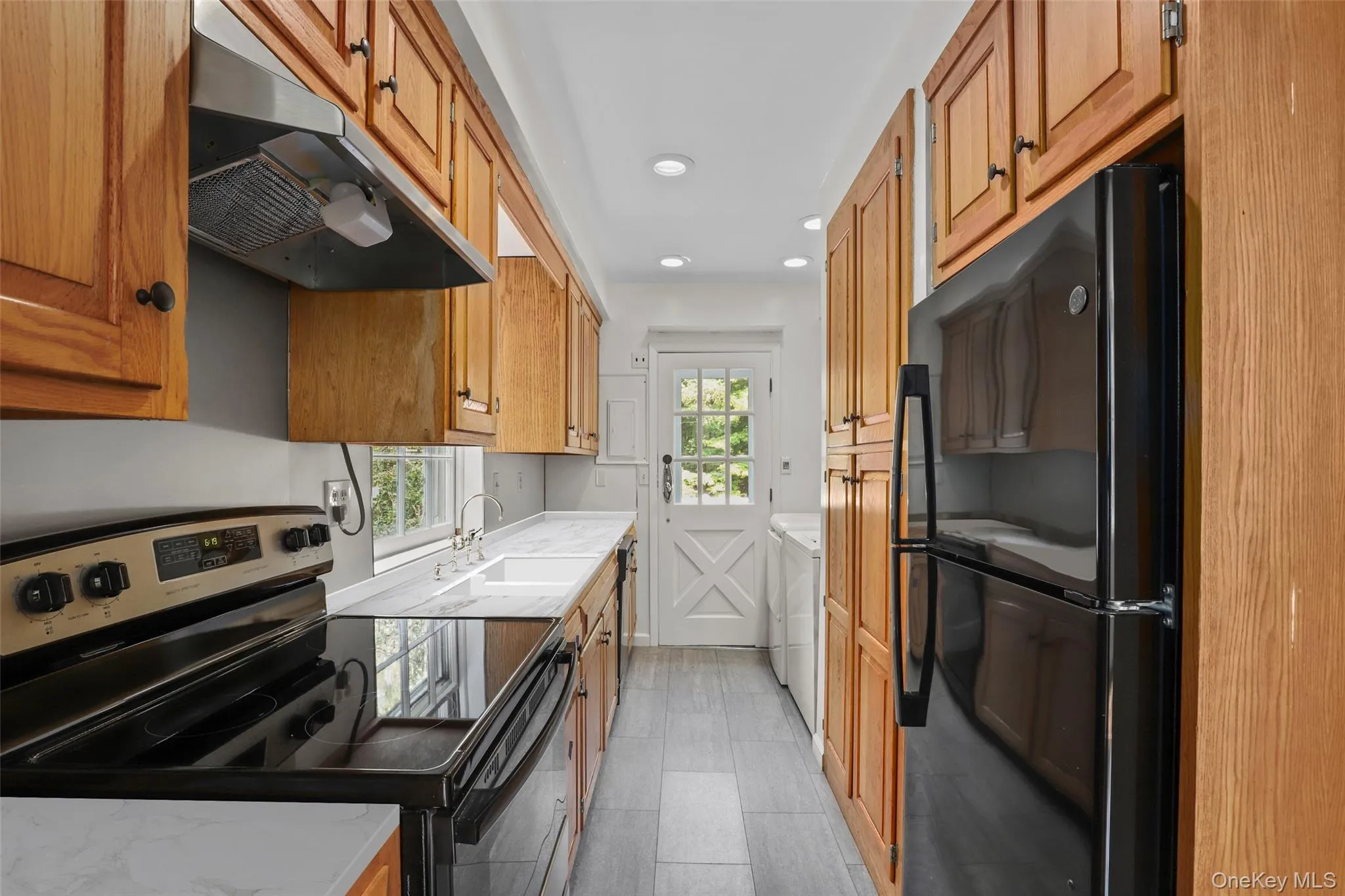 Galley kitchen with lots of light, Galley kitchen with lots of light,