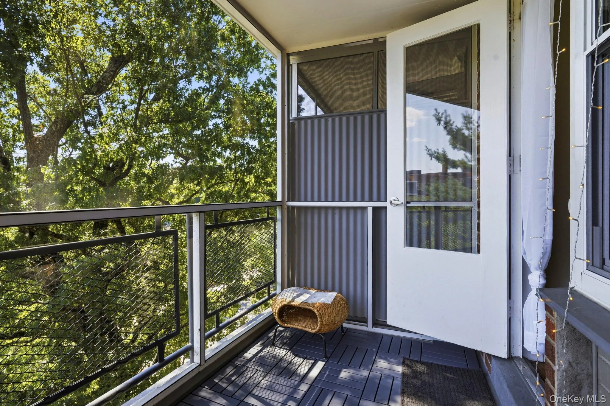 screened in balcony from the living area screened in balcony from the living area