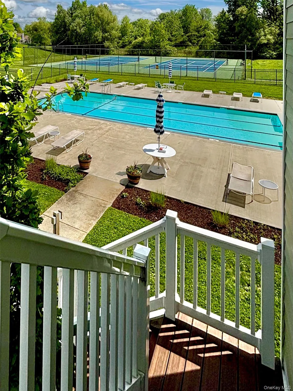 Tennis courts and pool Tennis courts and pool