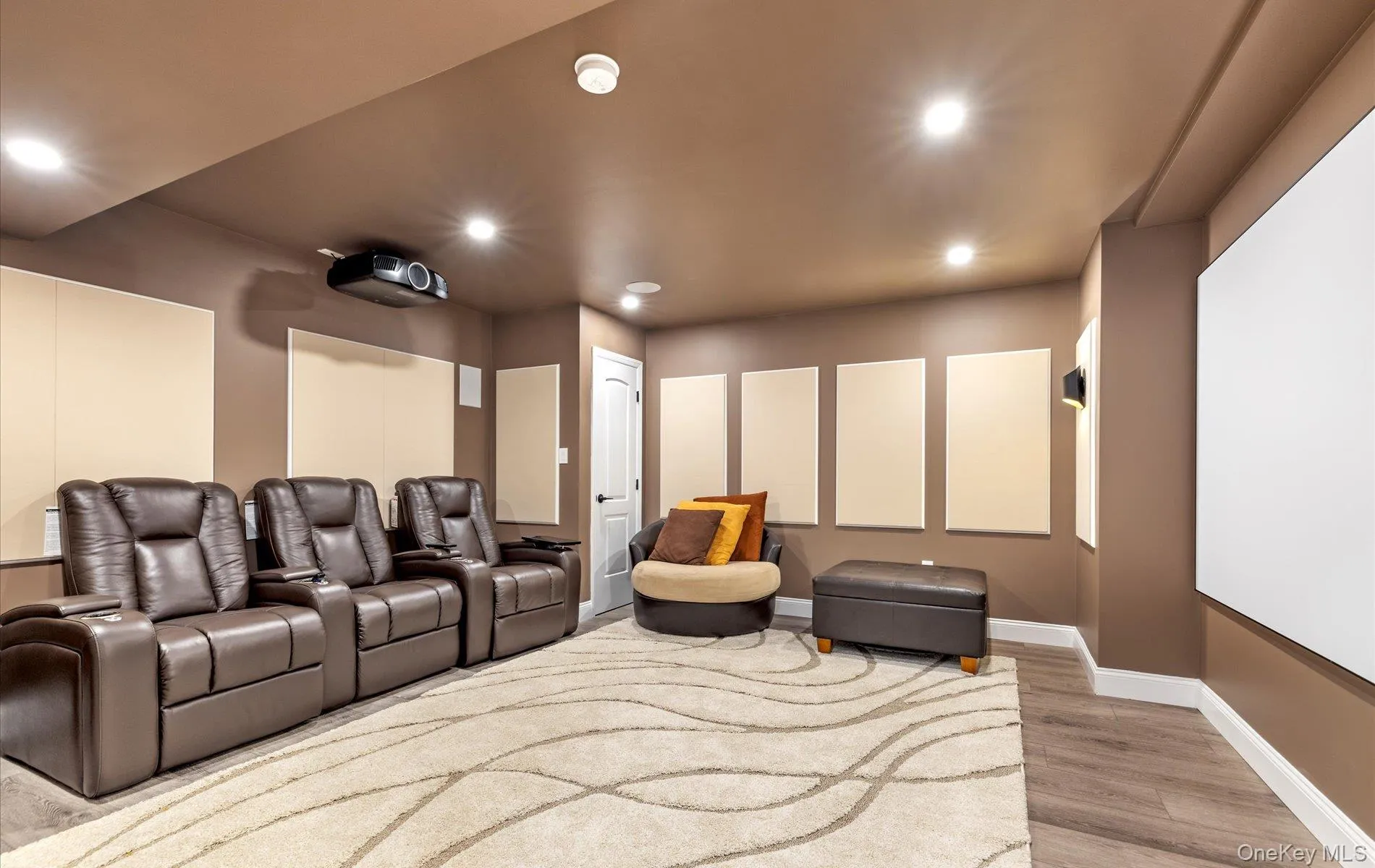 Lower level movie theater Lower level movie theater