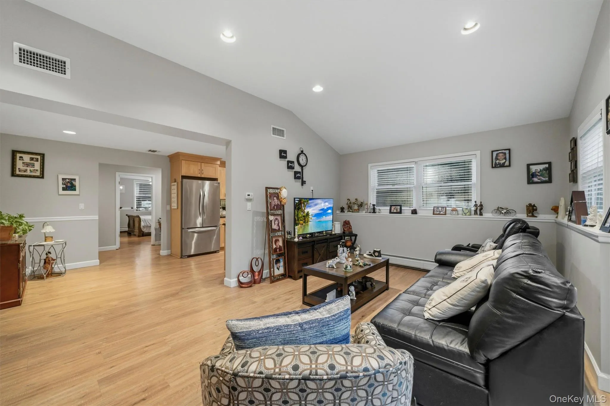 Accessory apt - open living space. Accessory apt - open living space.