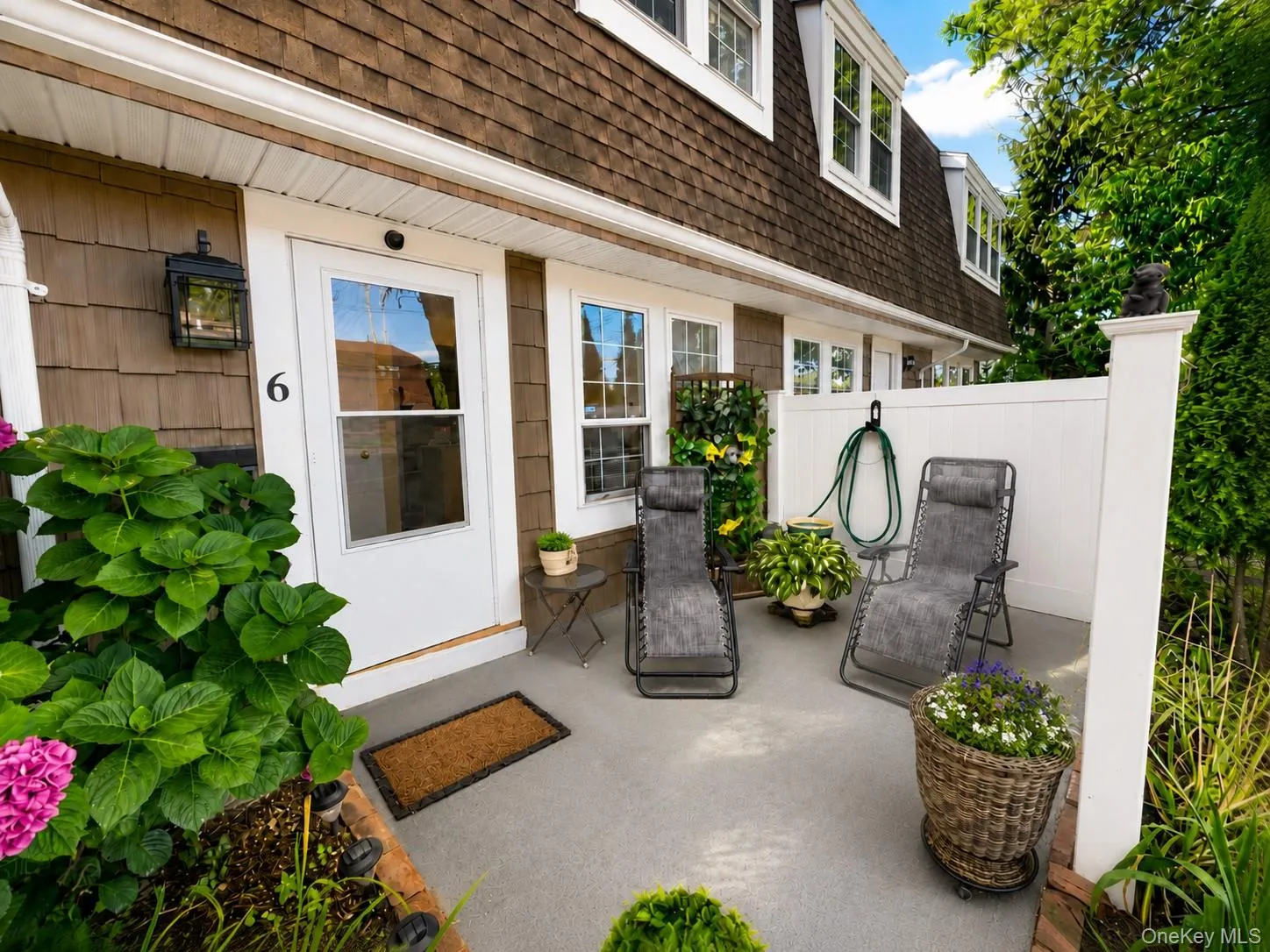 Patio and entryway Patio and entryway