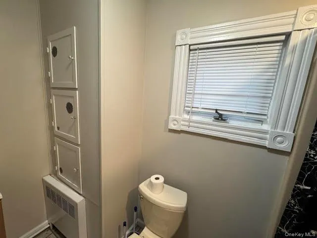 View of the window in the bathroom. View of the window in the bathroom.