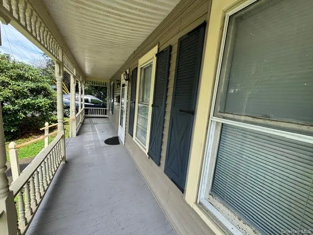 View of the front porch. View of the front porch.