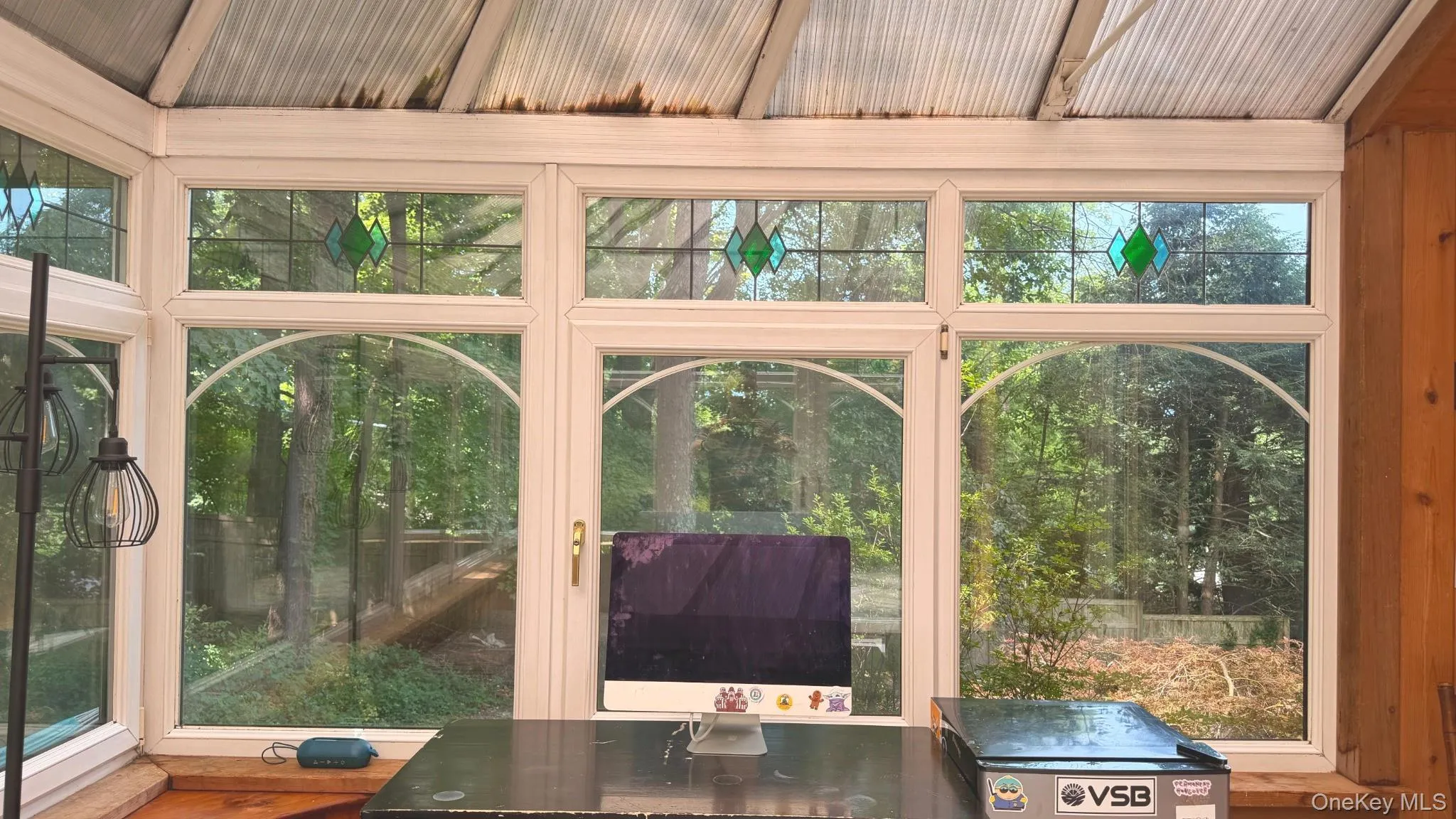 Four-season sunroom off the primary bedroom Four-season sunroom off the primary bedroom