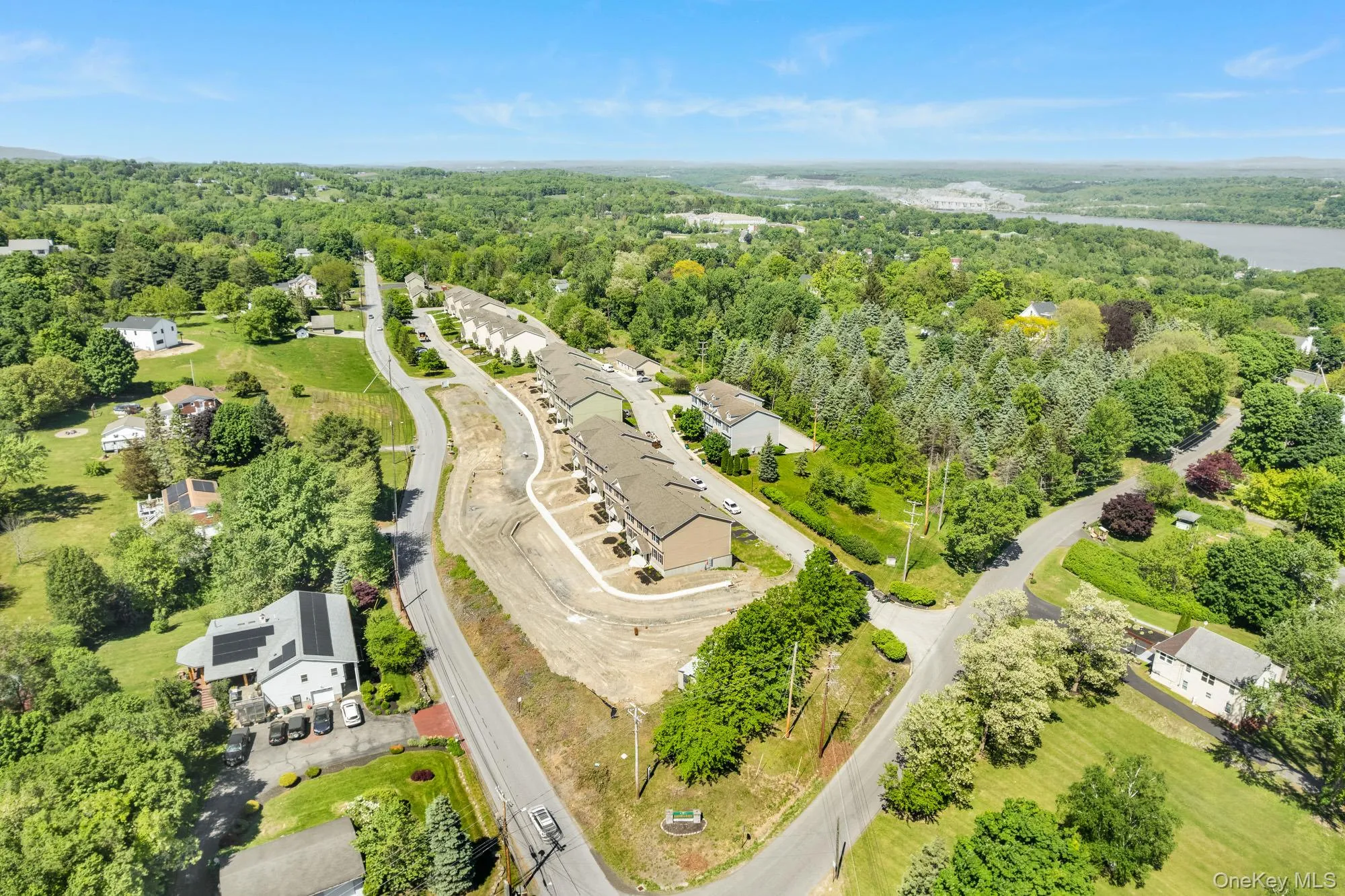 Bird's eye view of a heavily wooded area Bird's eye view of a heavily wooded area