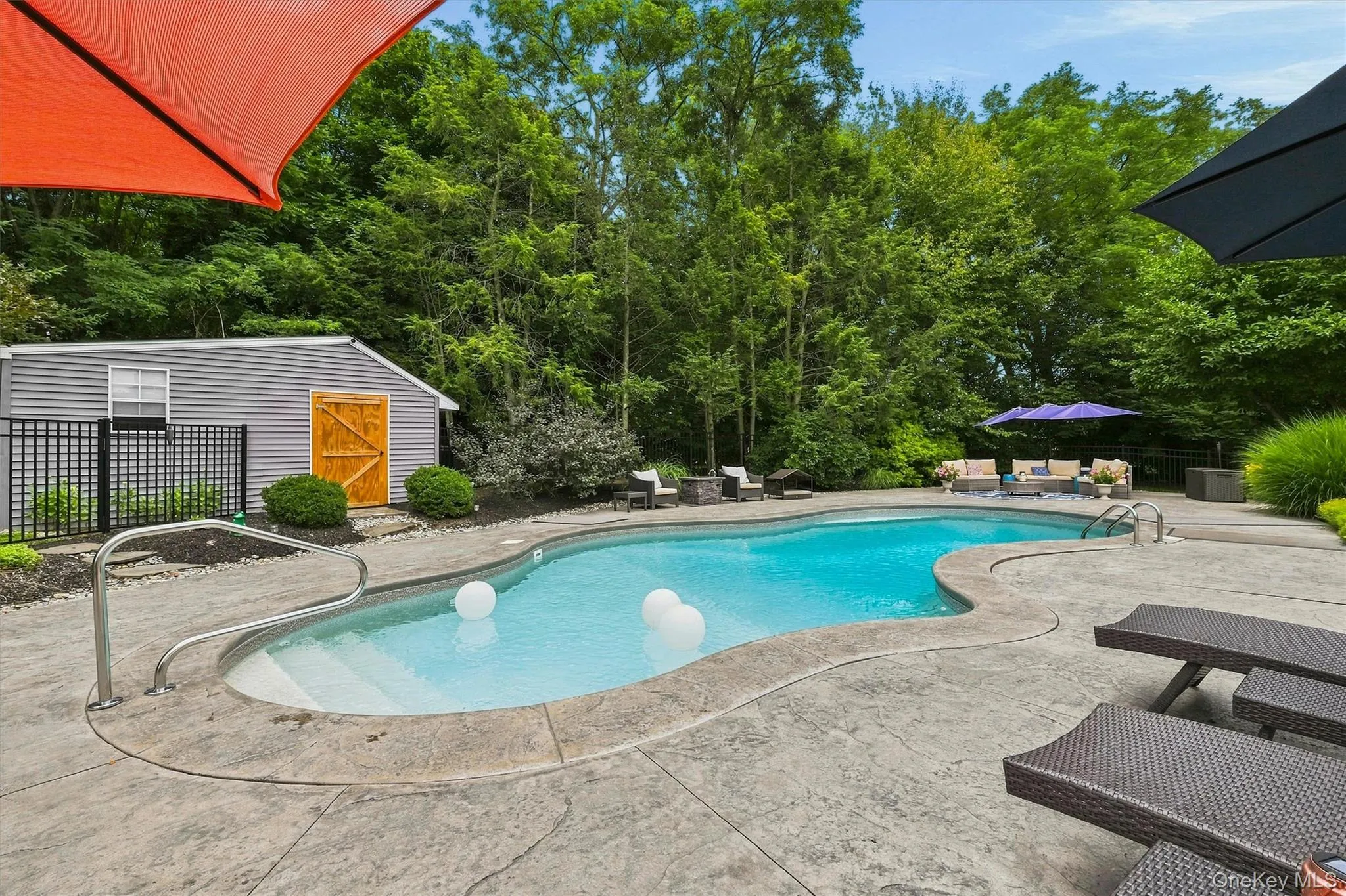 Swim, sun, rest, repeat. There is wide deck space all around the pool so there is space for everyone. Swim, sun, rest, repeat. There is wide deck space all around the pool so there is space for everyone.