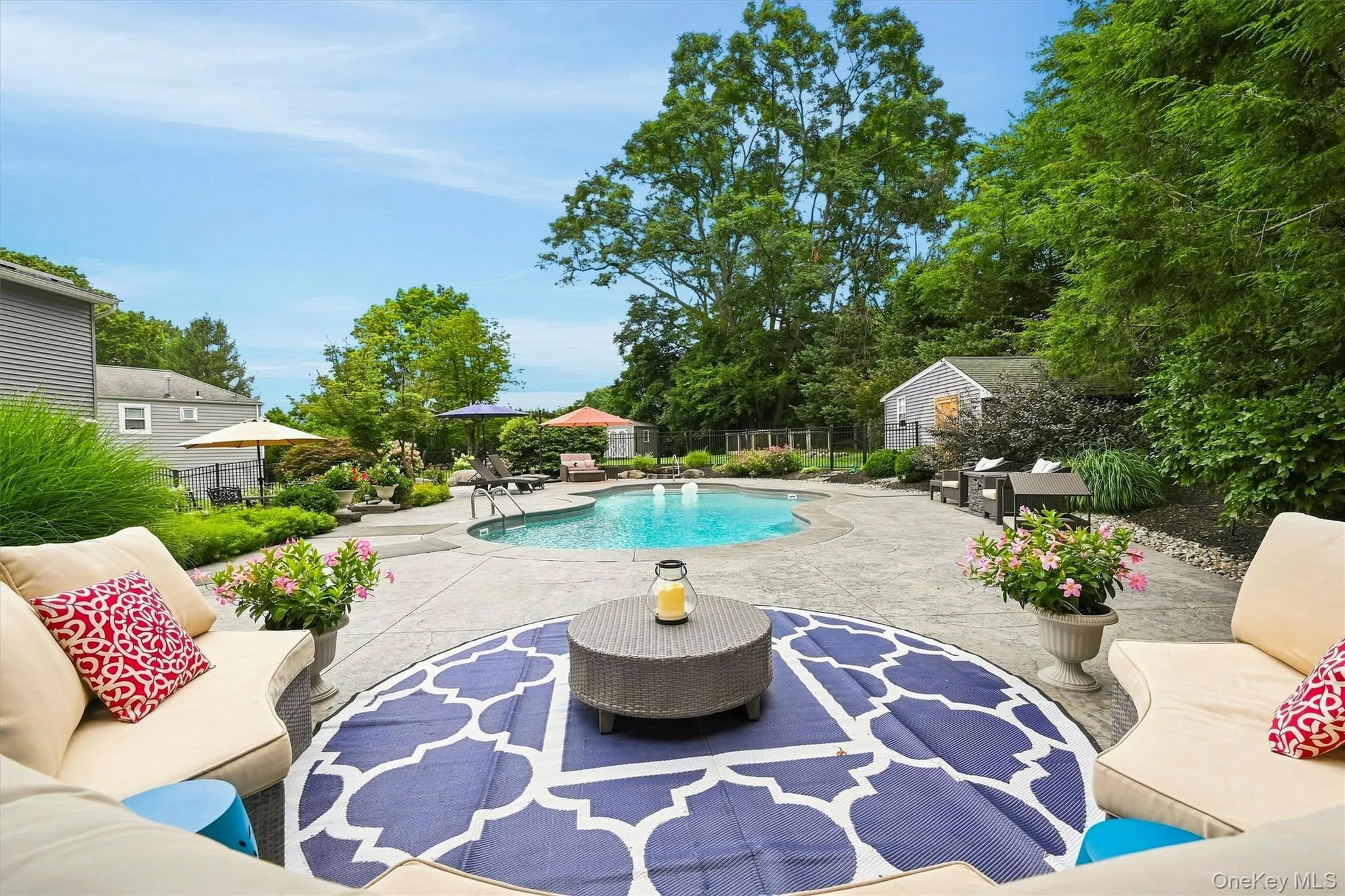 This heated salt water 9 ft deep pool is your dream come true This heated salt water 9 ft deep pool is your dream come true