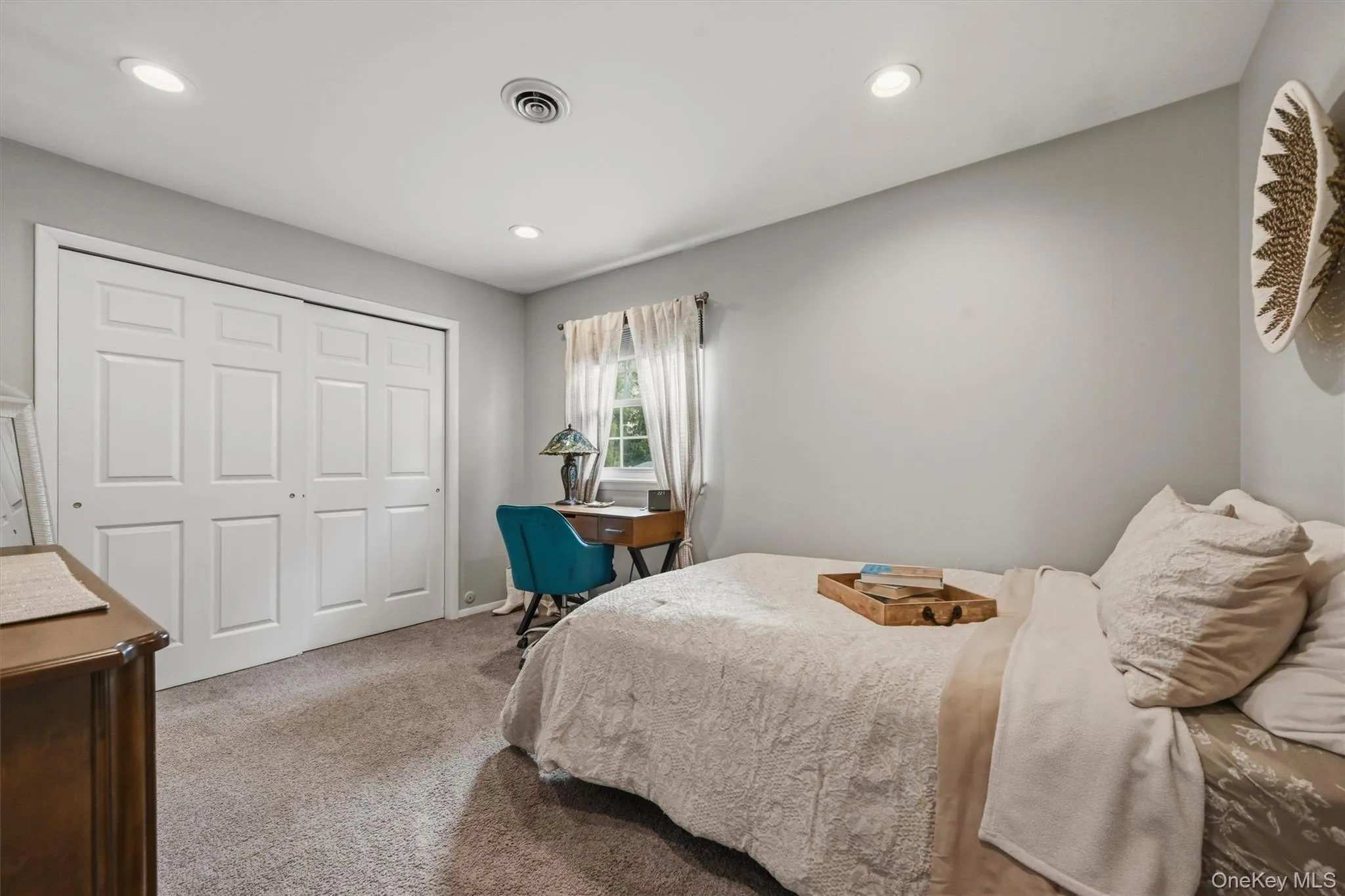 The third guest bedroom is of ample size with double door deep closets. The third guest bedroom is of ample size with double door deep closets.