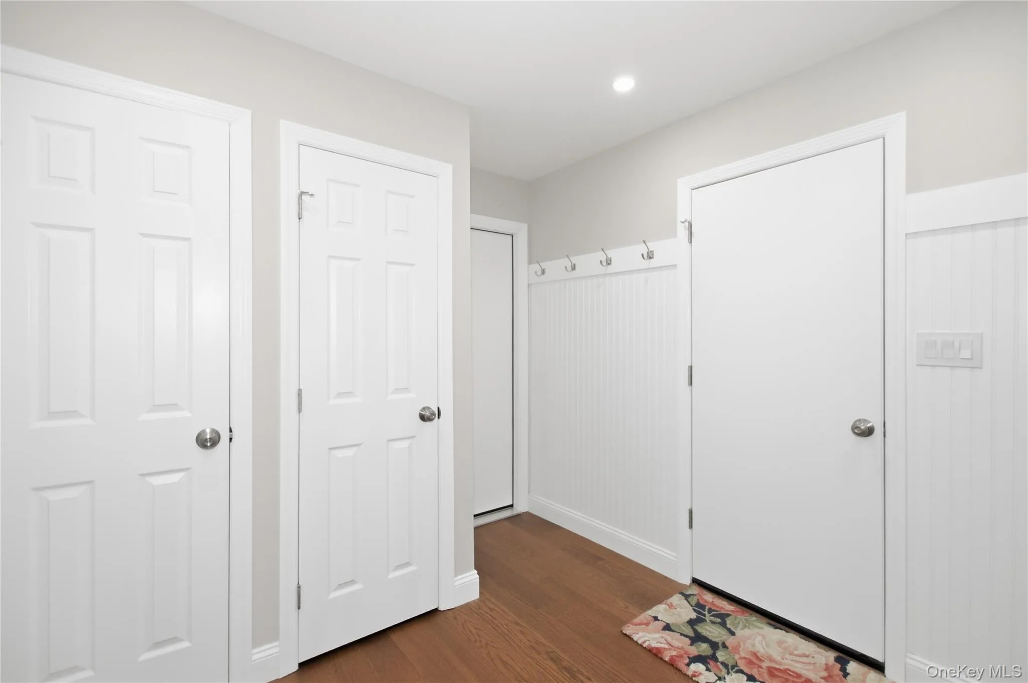 Mudroom w/ 2 Closets, Laundry Hook Up & Hooks For Easy Storage Mudroom w/ 2 Closets, Laundry Hook Up & Hooks For Easy Storage