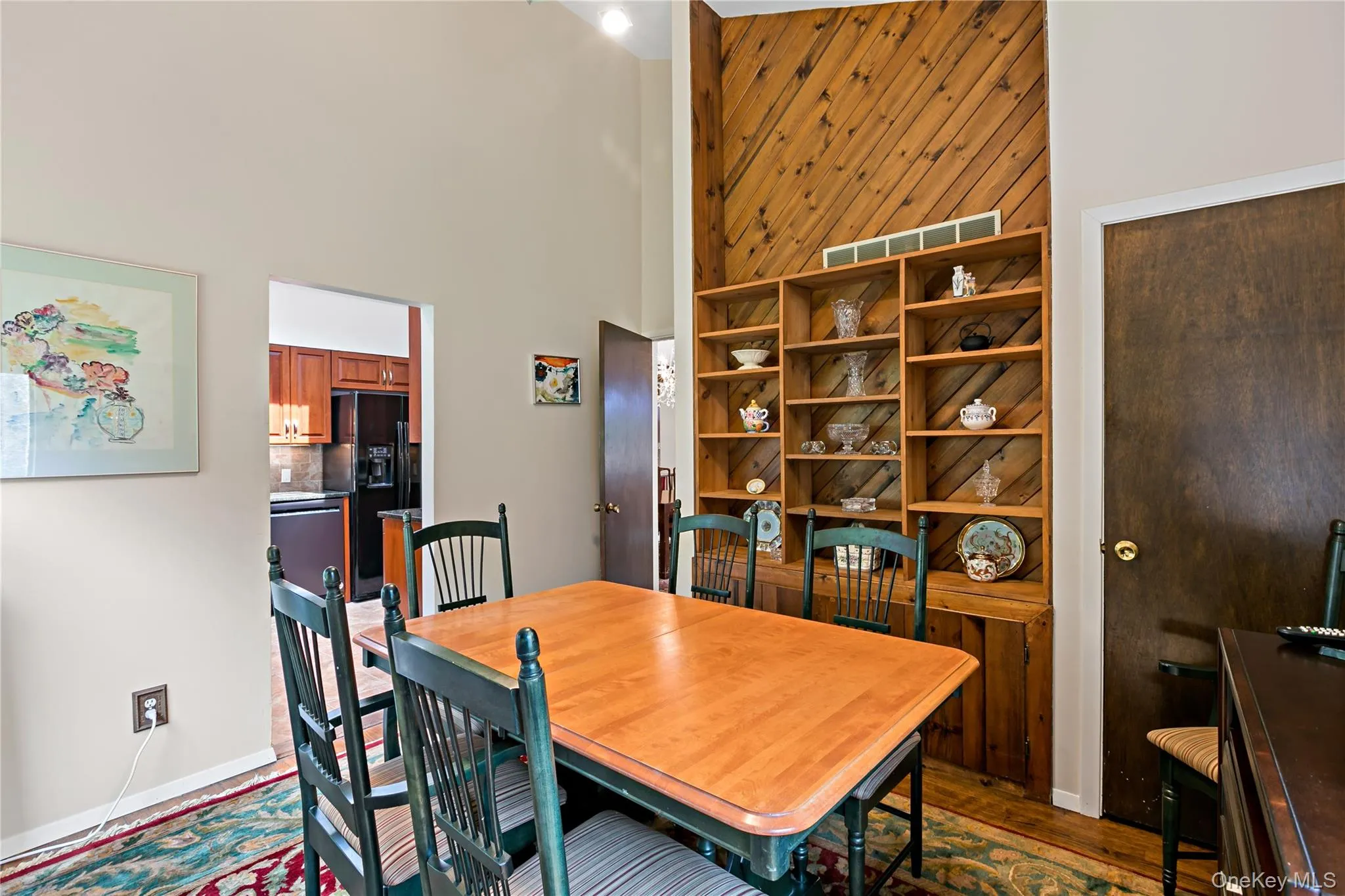 View of office leading to kitchen and Living Room. View of office leading to kitchen and Living Room.