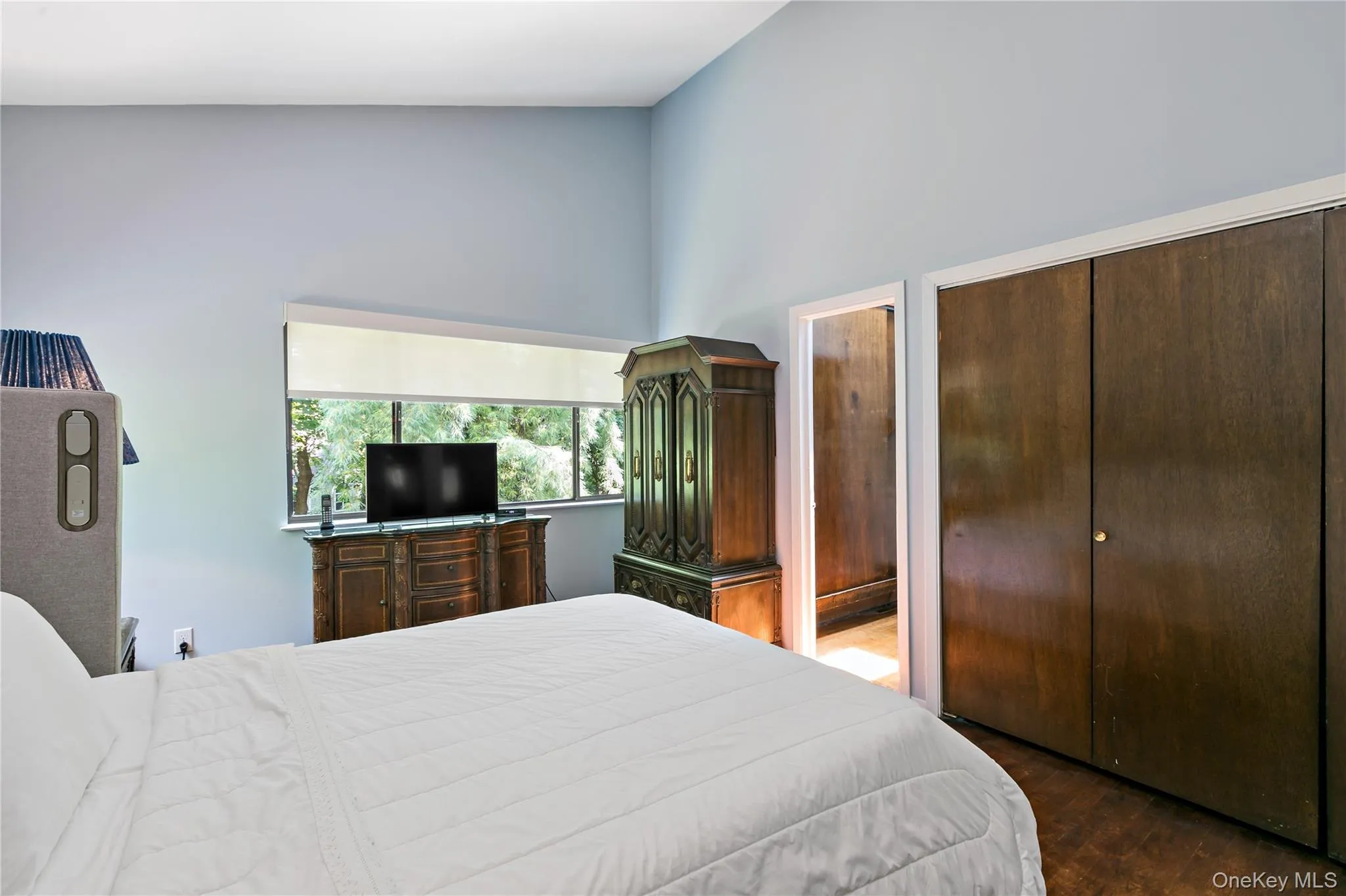 Alternate view of Primary Bedroom with large closet. Alternate view of Primary Bedroom with large closet.