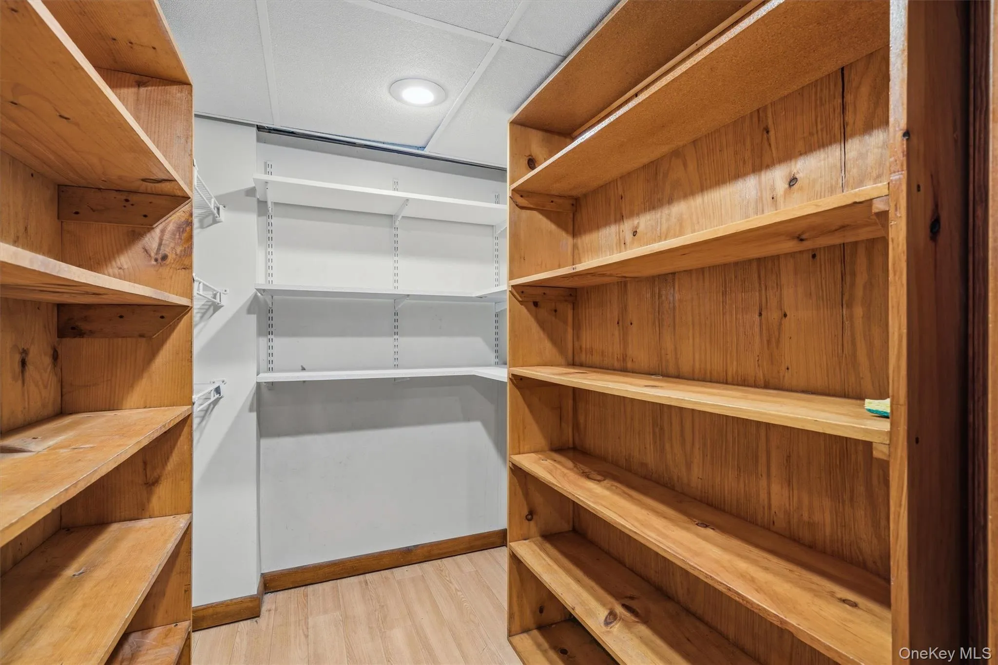 Storage Closet in Basement Storage Closet in Basement