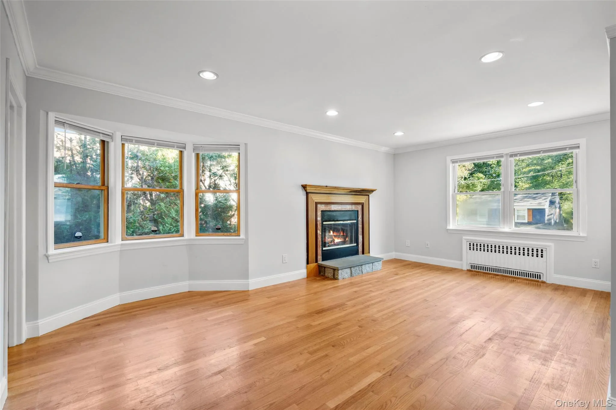 Living room with great natural light. Living room with great natural light.