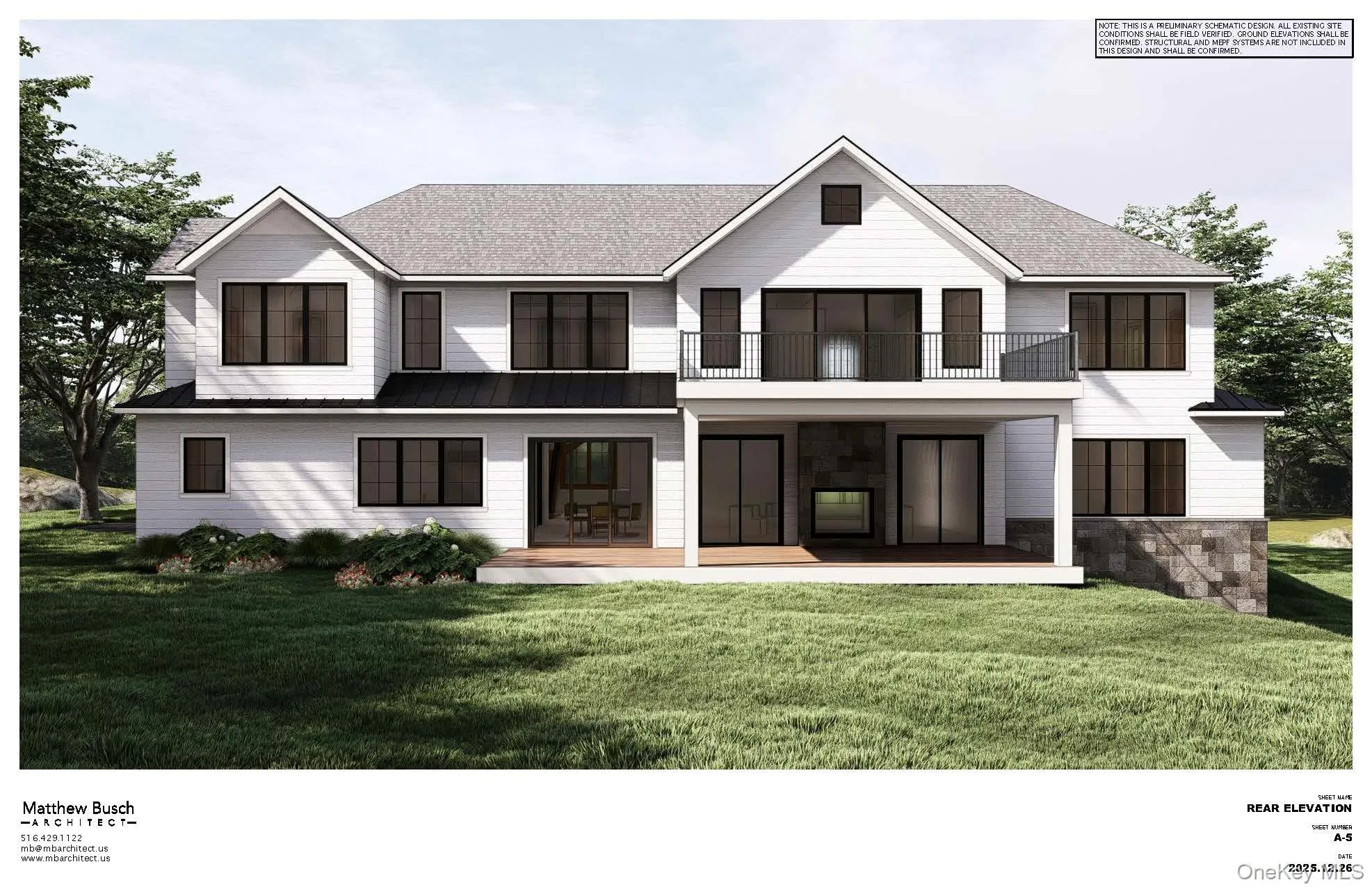 Rear of house - this is a sample, can be modified or completely changed Rear of house - this is a sample, can be modified or completely changed