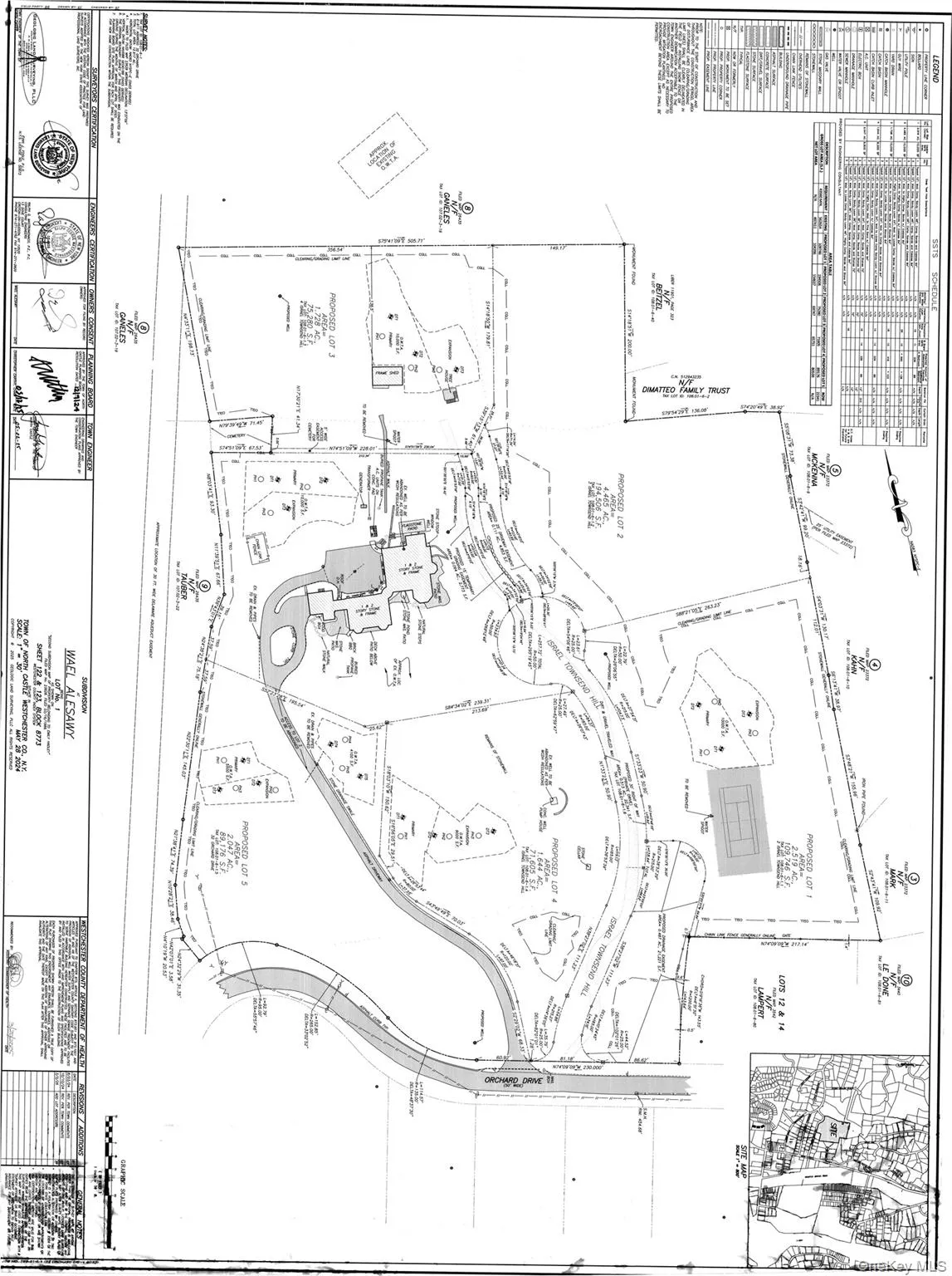 Site Plan of Subdivision Site Plan of Subdivision