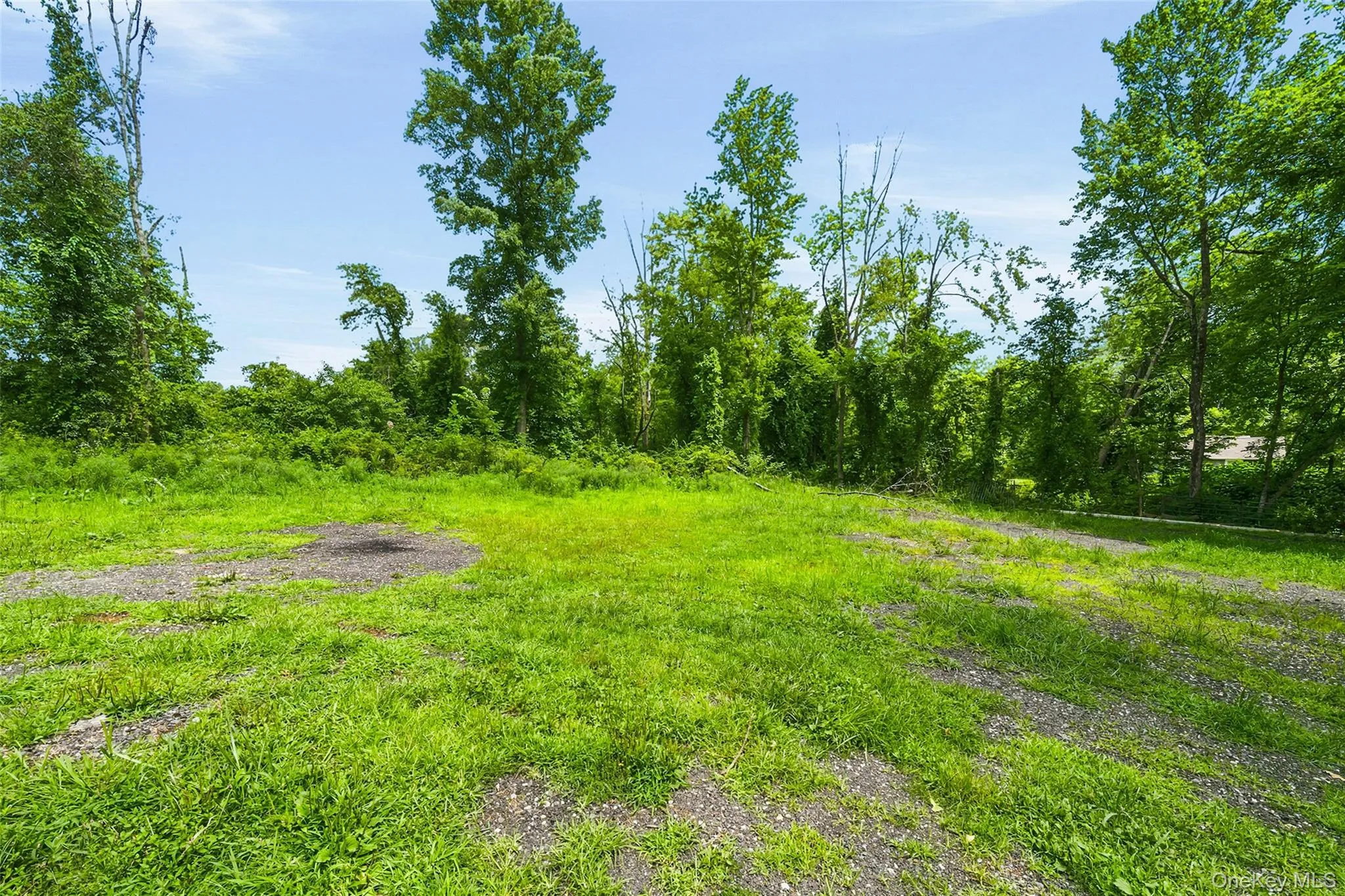 Flat backyard for versatile use Flat backyard for versatile use