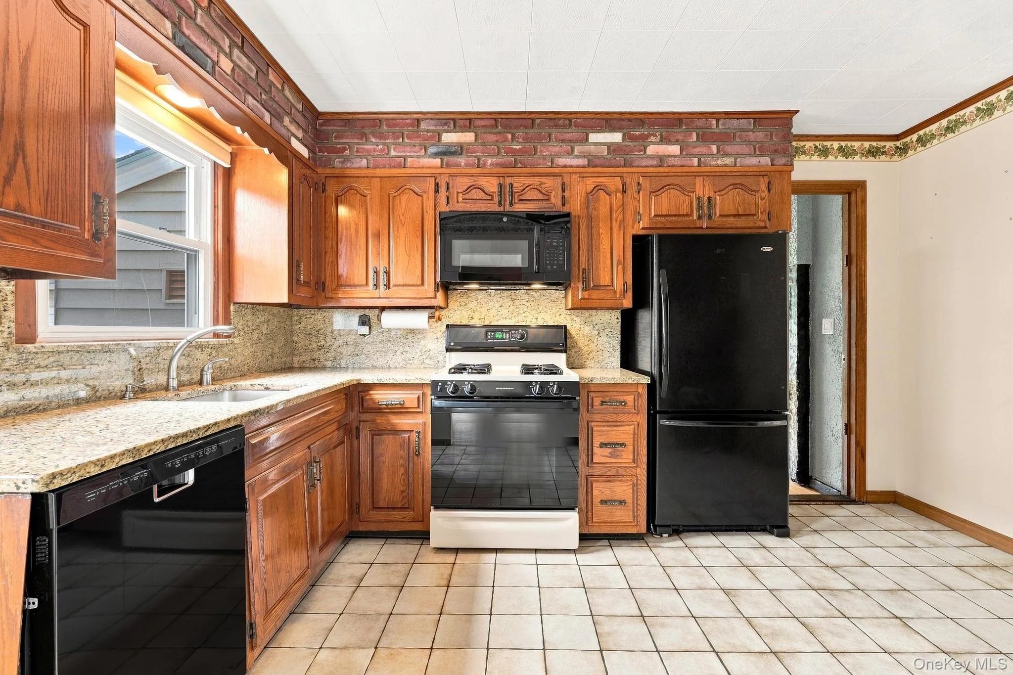 Classic finishes give this kitchen a timeless appeal Classic finishes give this kitchen a timeless appeal