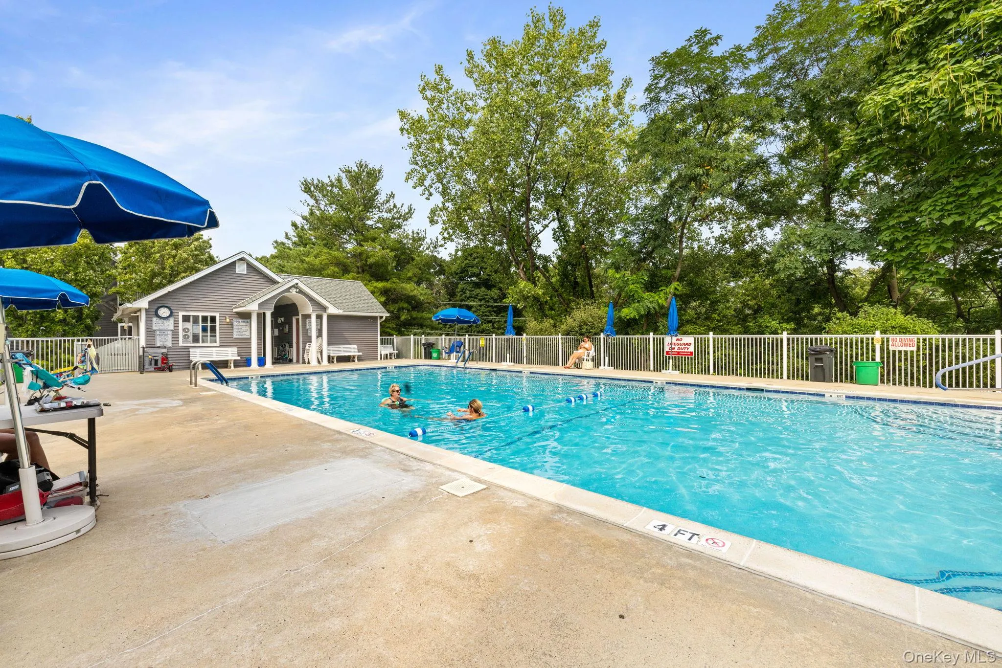 Community pool. Community pool.