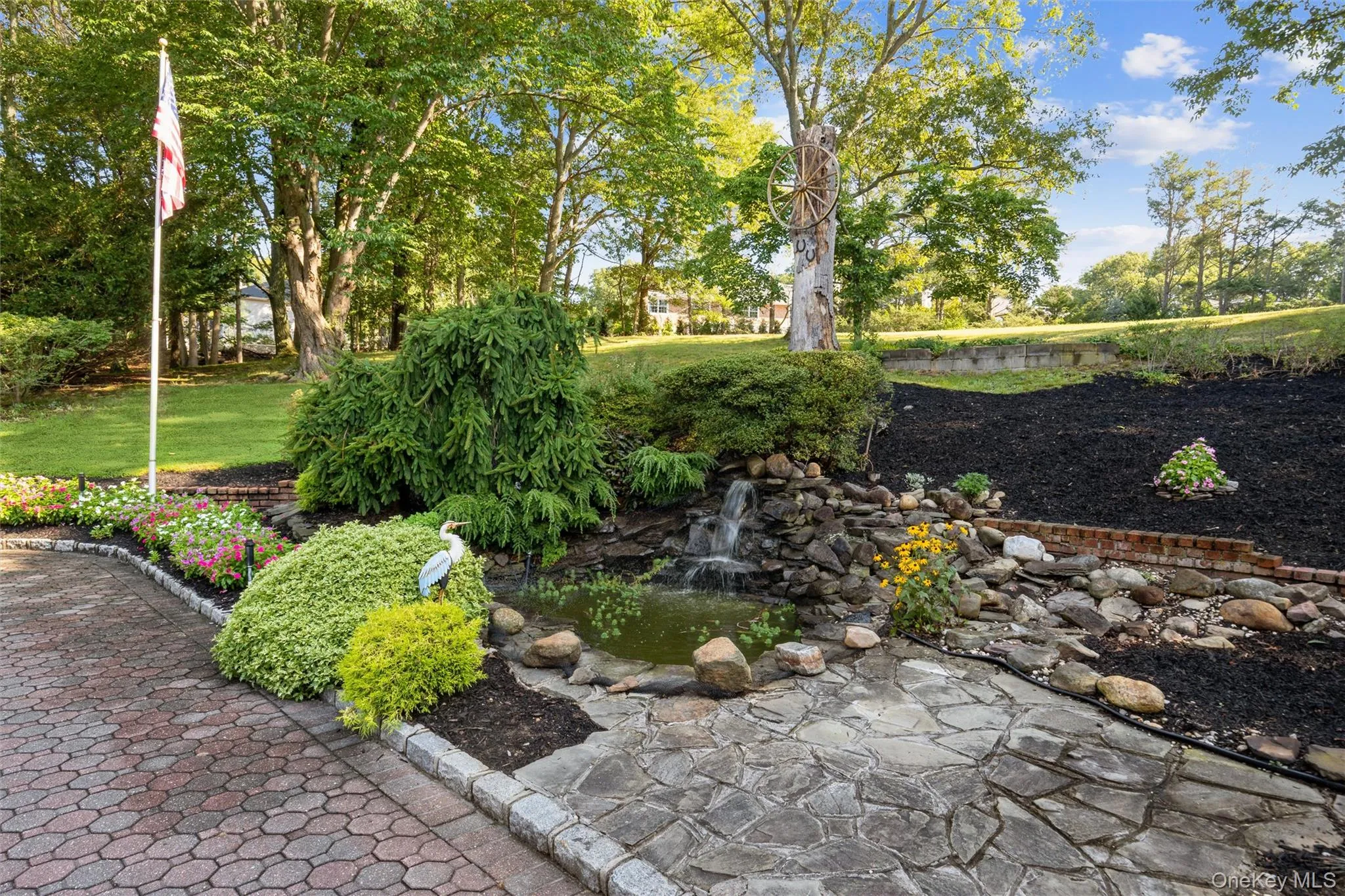 Pond with Waterfall Pond with Waterfall