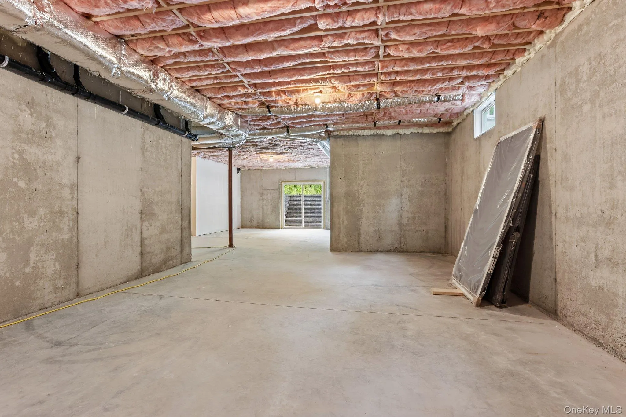 Unfinished basement. Unfinished basement.