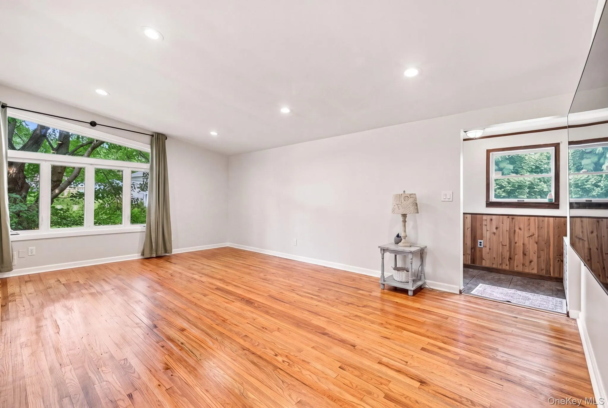 Hardwood floor just refinished Hardwood floor just refinished