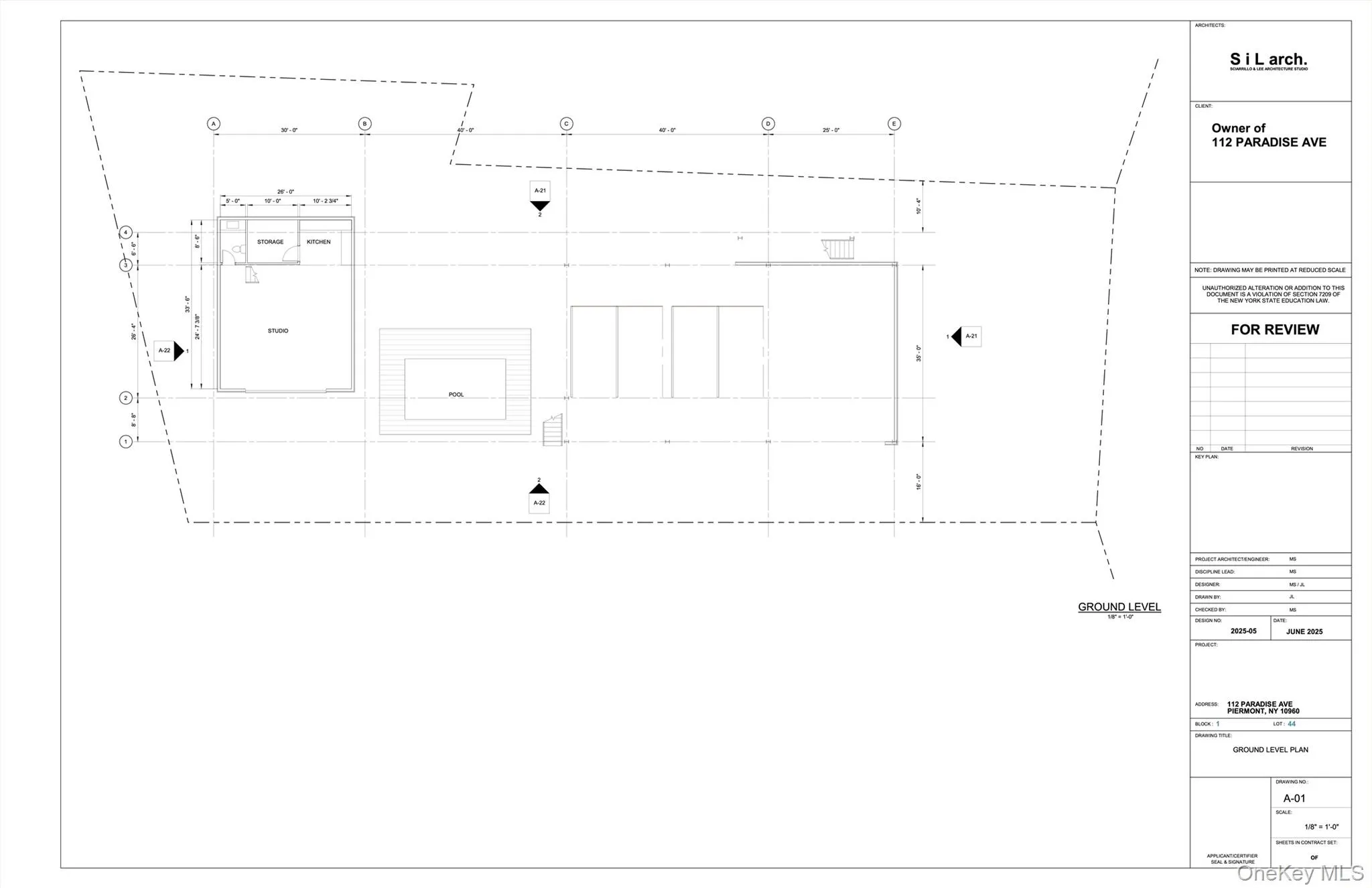 Ground Level Plan Ground Level Plan