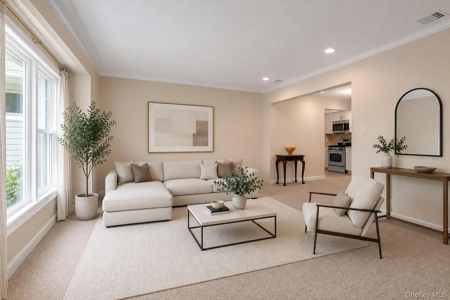 Living Room Virtually Staged Living Room Virtually Staged