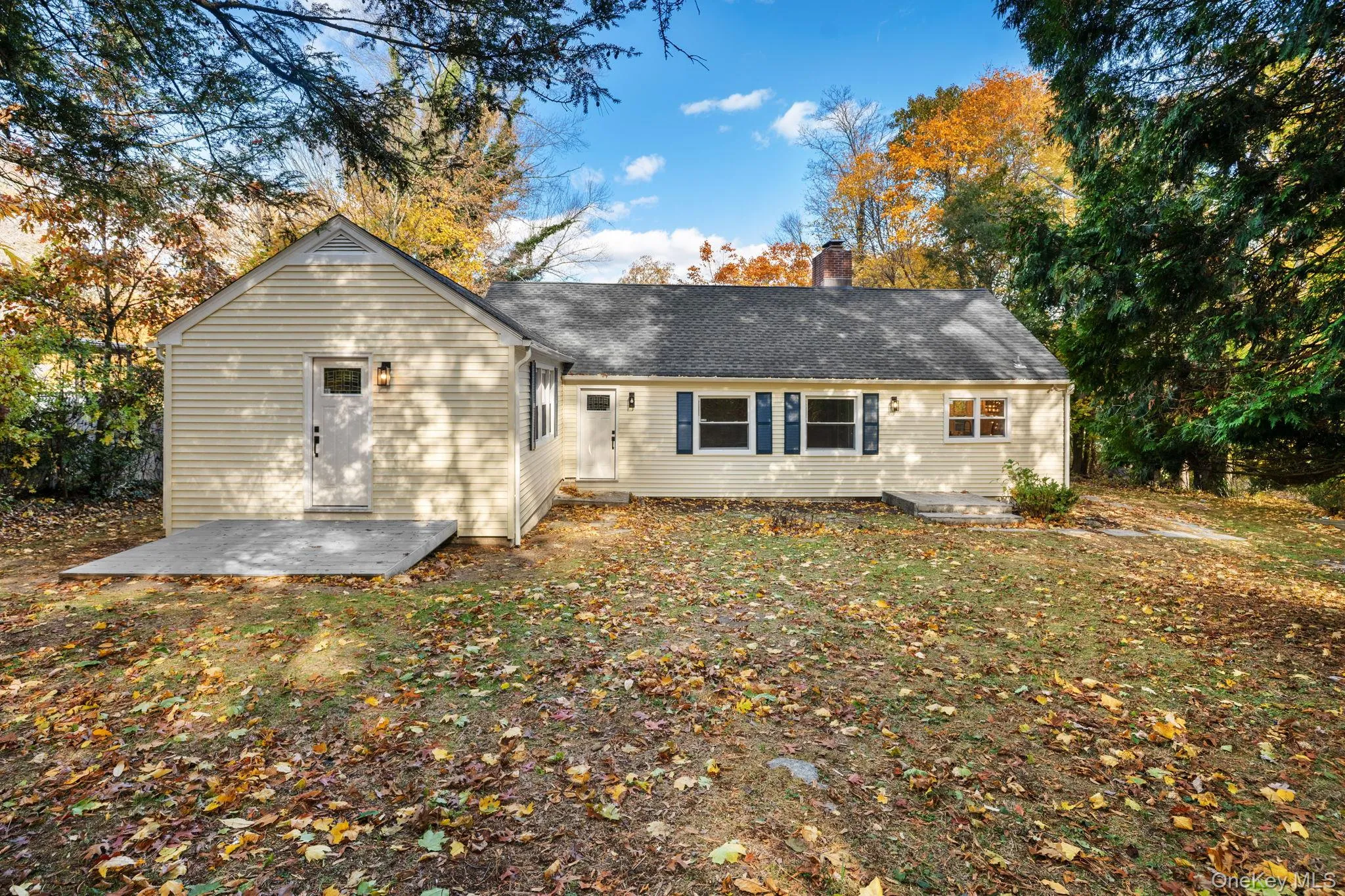 Beautifully maintained exterior with new siding and crisp trim details, showcasing a private backyard perfect for gatherings or quiet evenings at home. Beautifully maintained exterior with new siding and crisp trim details, showcasing a private backyard perfect for gatherings or quiet evenings at home.