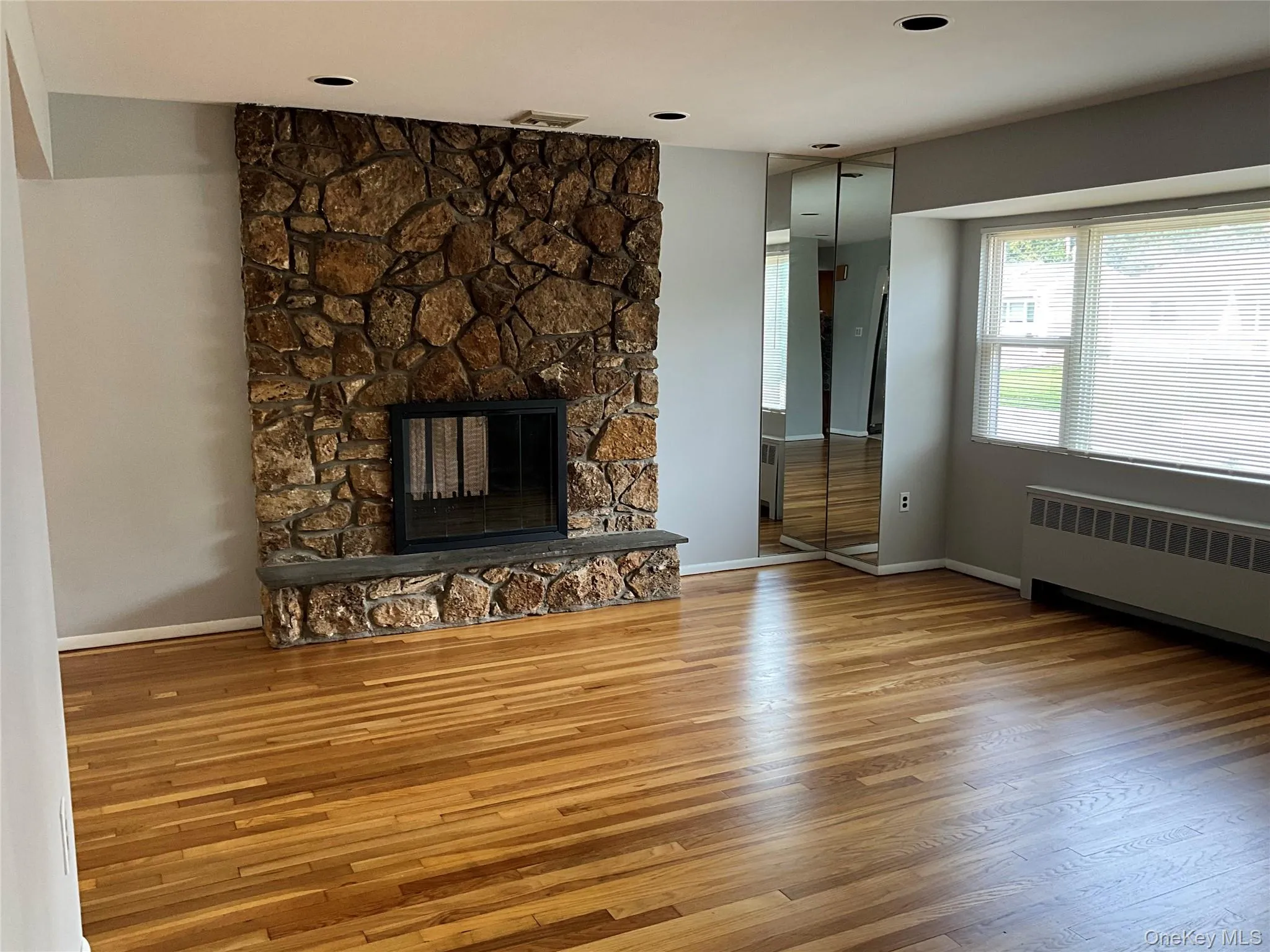 With wood burning fireplace. With wood burning fireplace.