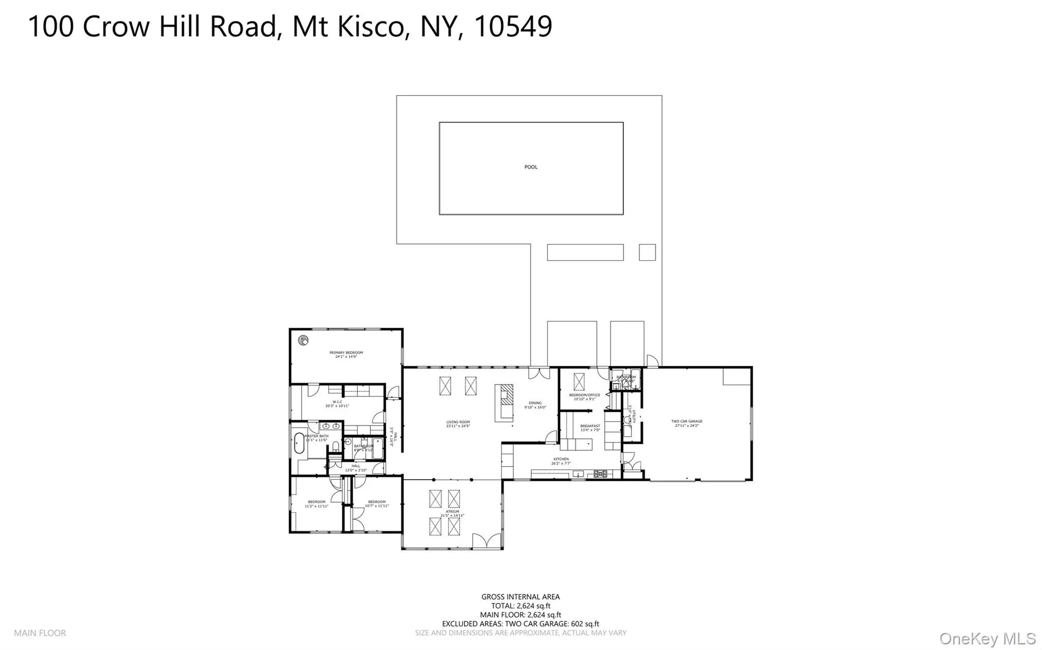 One floor living. One floor living.